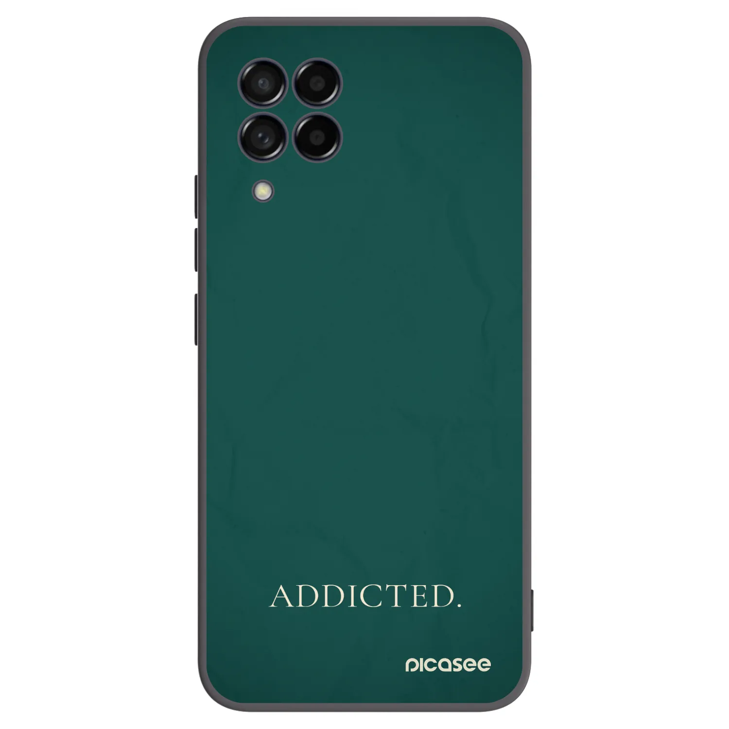 Picasee fekete szilikon tok az alábbi mobiltelefonokra Samsung Galaxy M53 5G - Addicted
