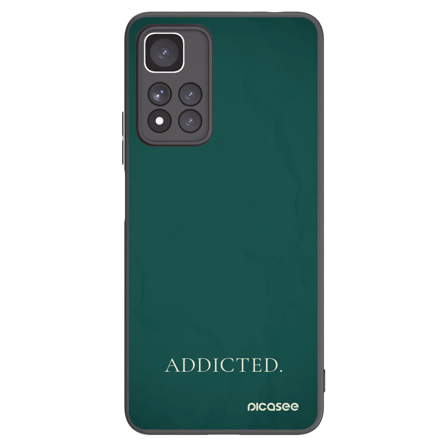 Picasee fekete szilikon tok az alábbi mobiltelefonokra Xiaomi Redmi Note 11 Pro+ 5G - Addicted