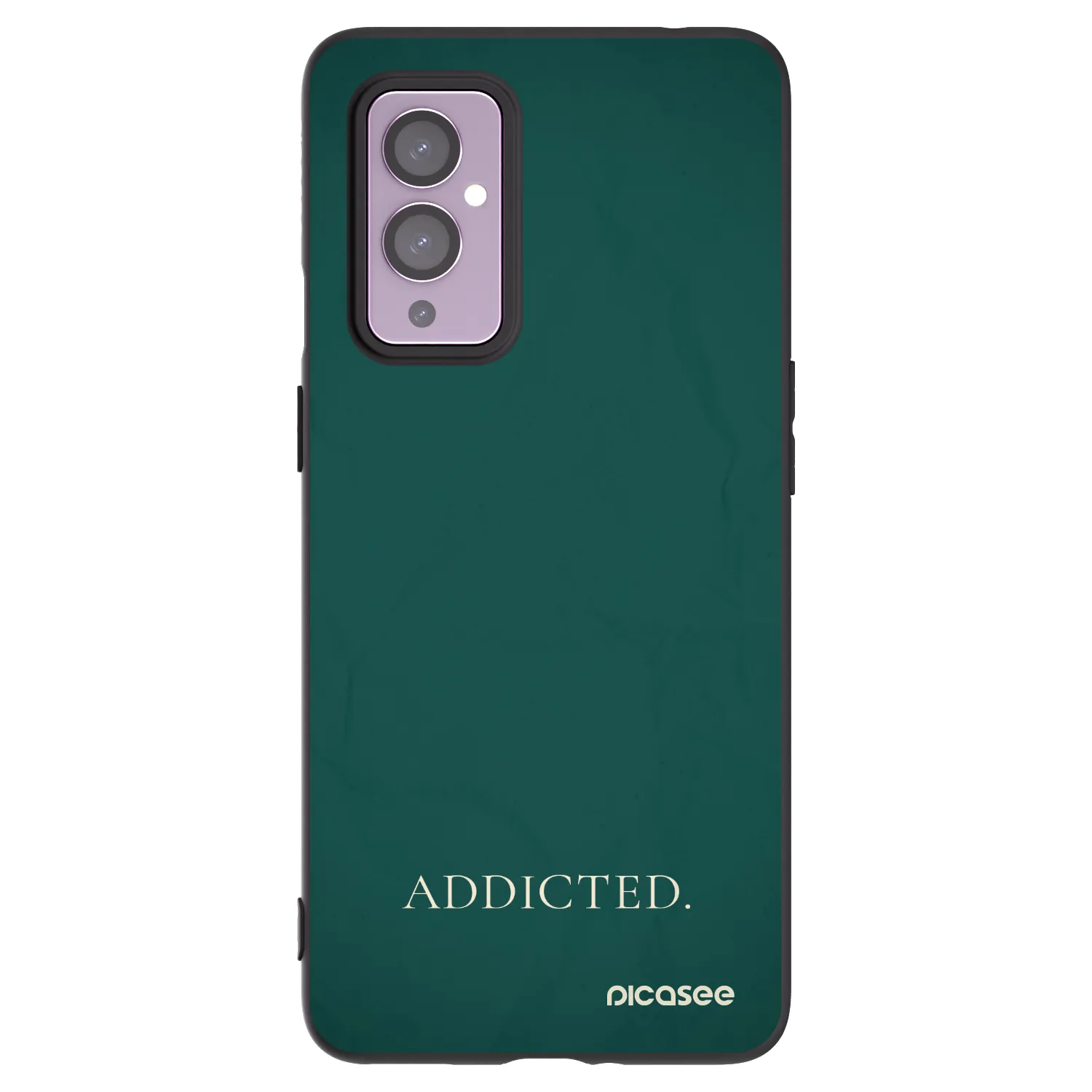 Picasee fekete szilikon tok az alábbi mobiltelefonokra OnePlus 9 - Addicted