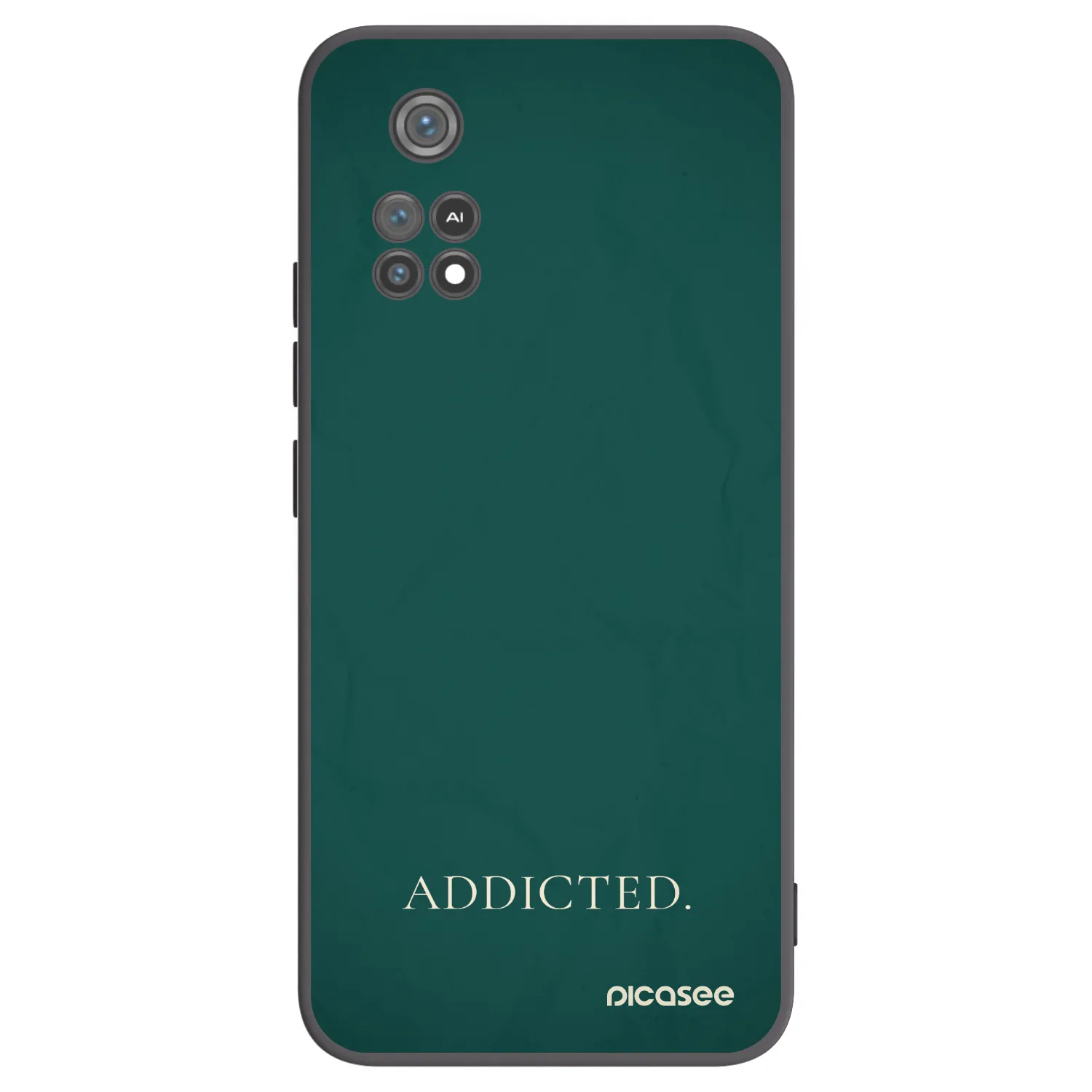 Picasee fekete szilikon tok az alábbi mobiltelefonokra Xiaomi Poco M4 Pro - Addicted