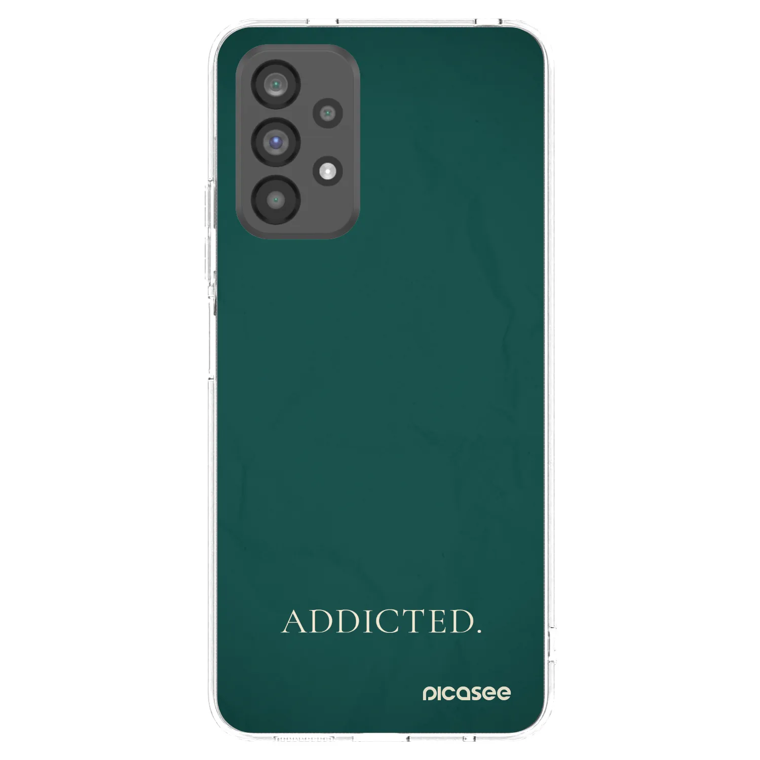 Picasee átlátszó szilikon tok az alábbi mobiltelefonokra Samsung Galaxy A73 5G - Addicted