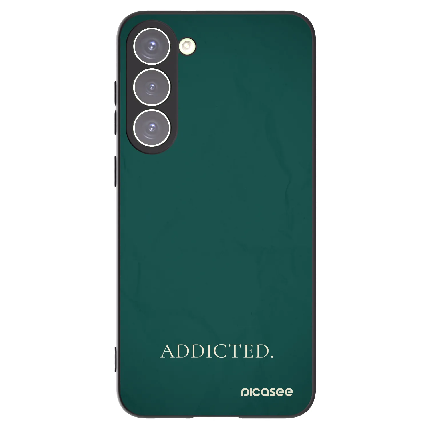 Picasee fekete szilikon tok az alábbi mobiltelefonokra Samsung Galaxy S23+ 5G - Addicted