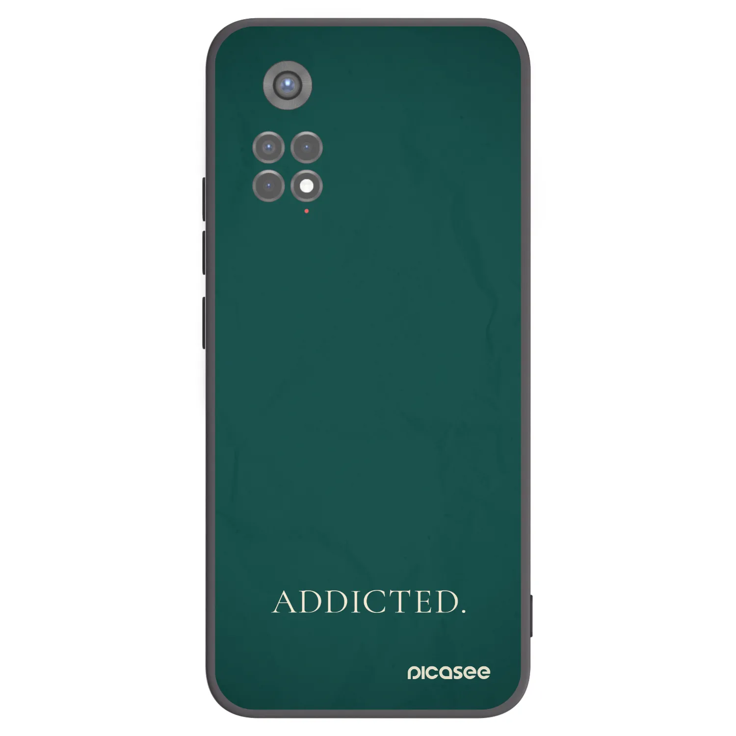 Picasee fekete szilikon tok az alábbi mobiltelefonokra Xiaomi Redmi Note 11S 5G - Addicted
