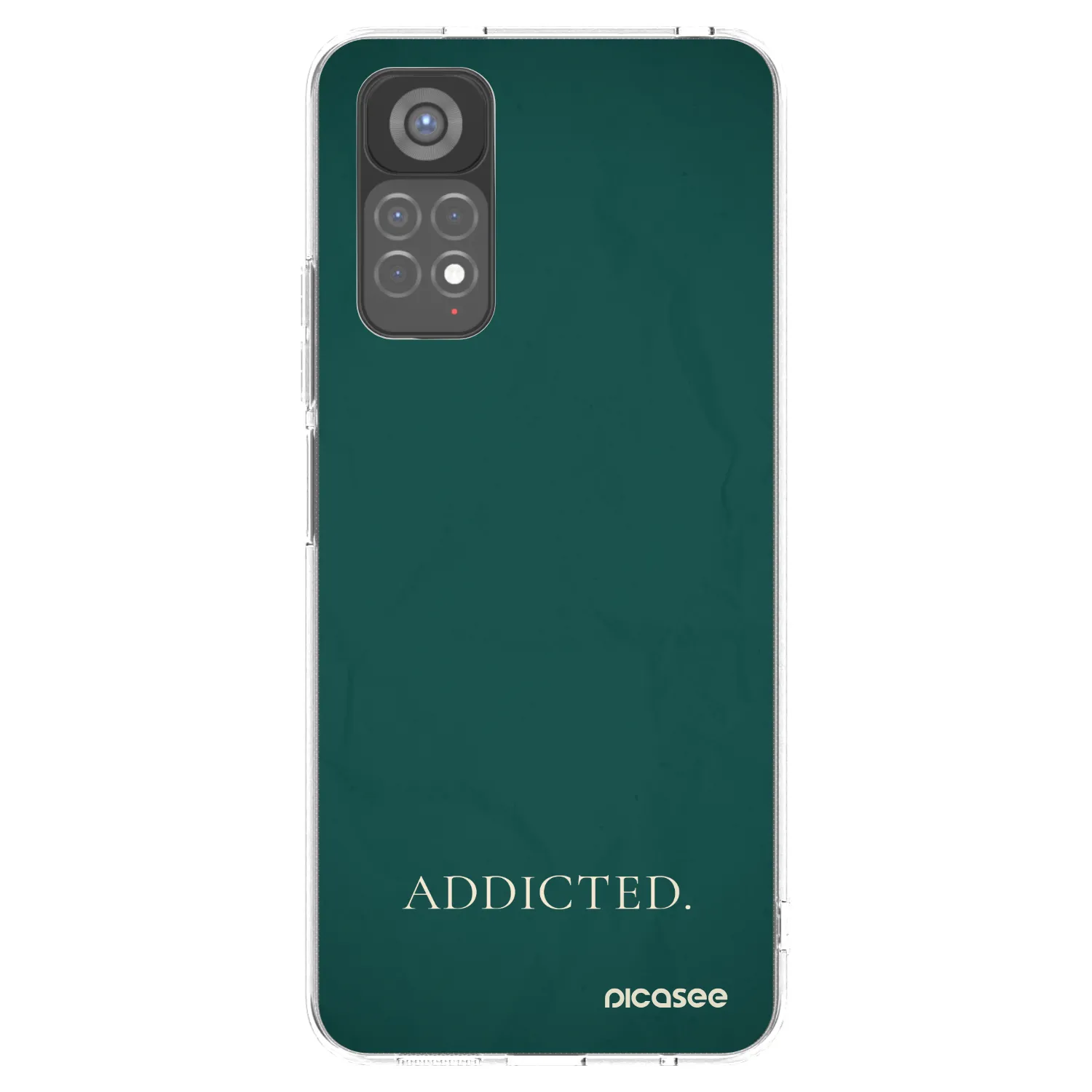 Picasee átlátszó szilikon tok az alábbi mobiltelefonokra Xiaomi Redmi Note 11S 5G - Addicted