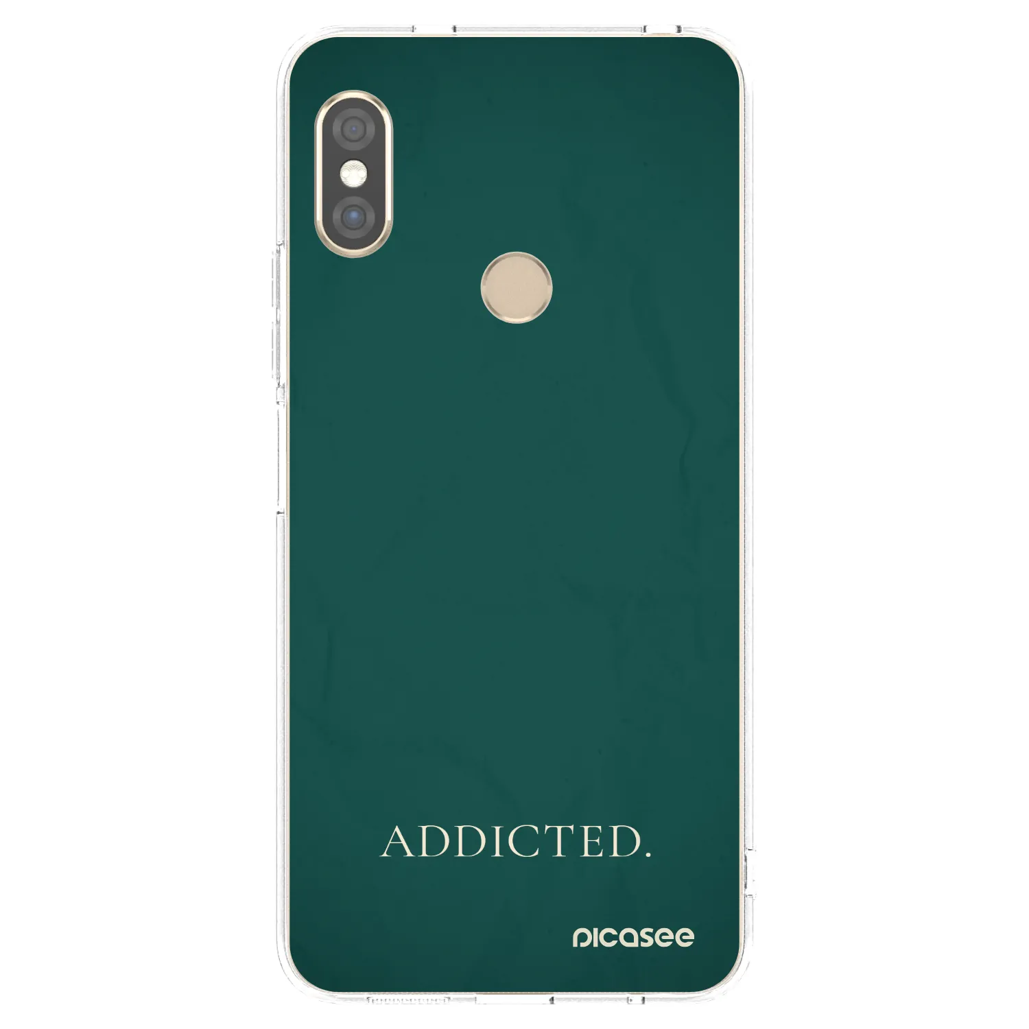 Picasee átlátszó szilikon tok az alábbi mobiltelefonokra Xiaomi Redmi Note 5 Global - Addicted