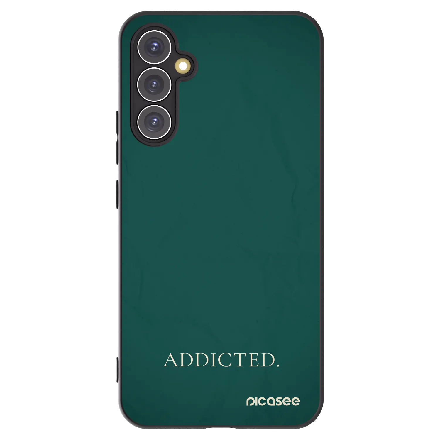 Picasee fekete szilikon tok az alábbi mobiltelefonokra Samsung Galaxy A34 5G A346B - Addicted
