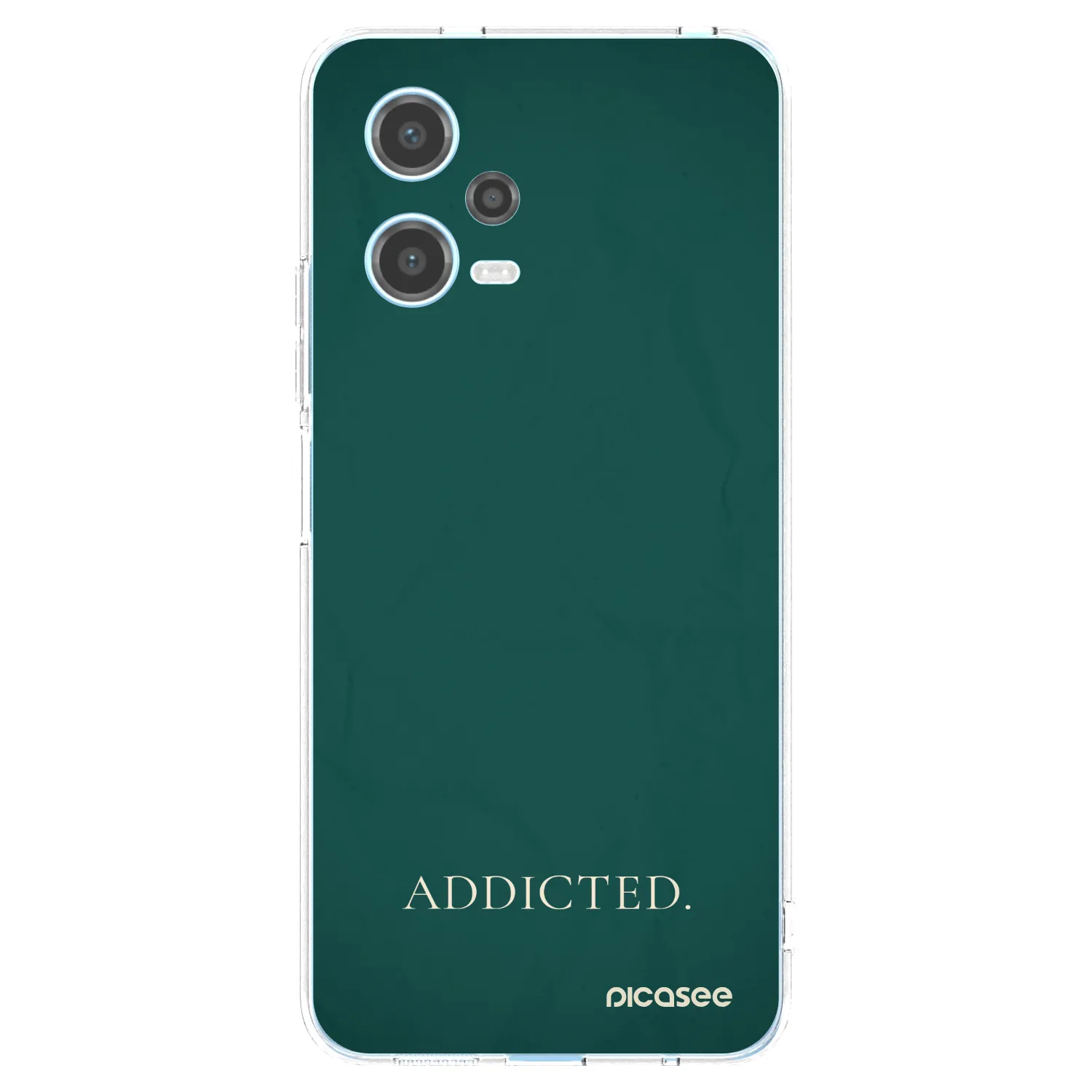 Picasee átlátszó szilikon tok az alábbi mobiltelefonokra Xiaomi Redmi Note 12 5G - Addicted