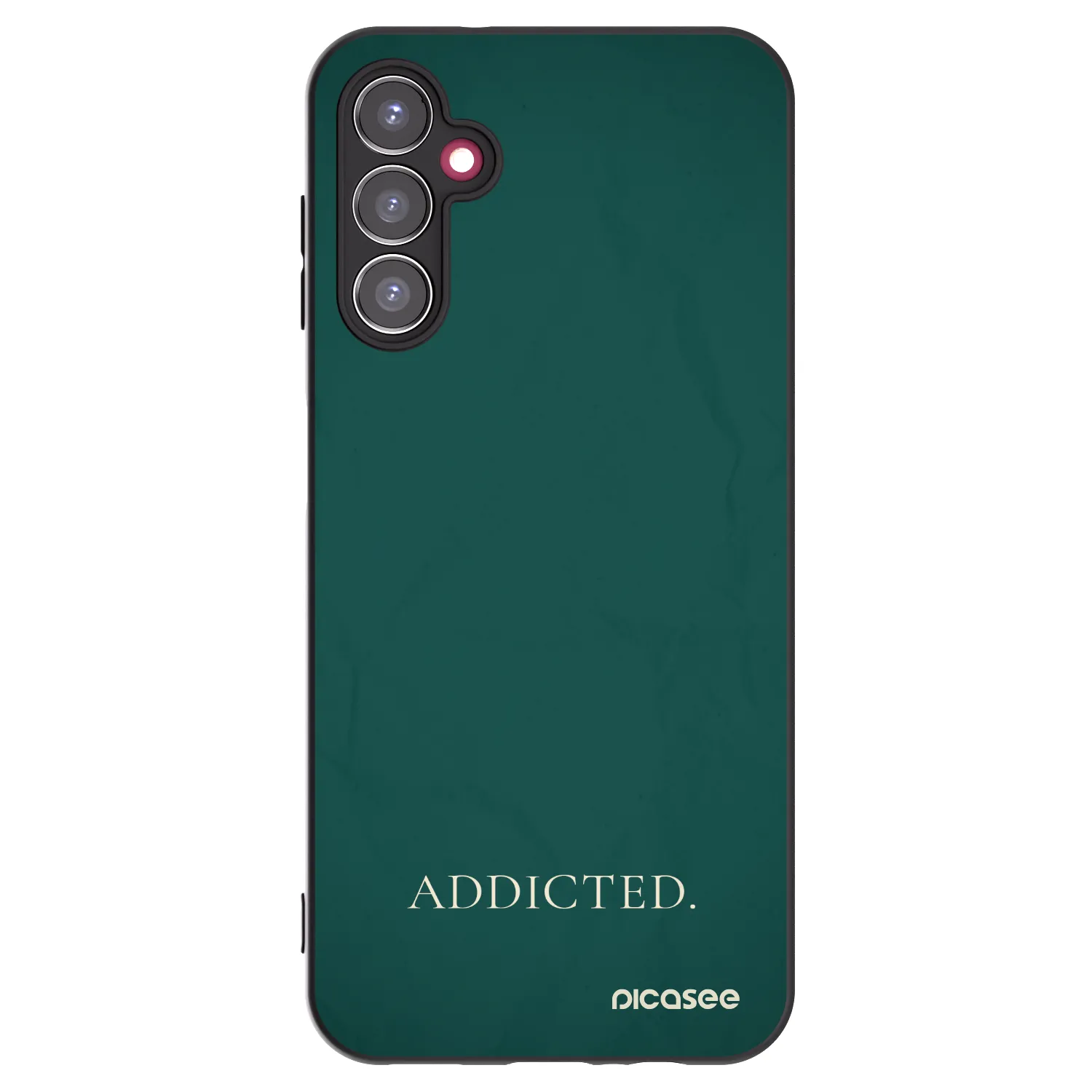 Picasee fekete szilikon tok az alábbi mobiltelefonokra Samsung Galaxy A14 4G A145R - Addicted