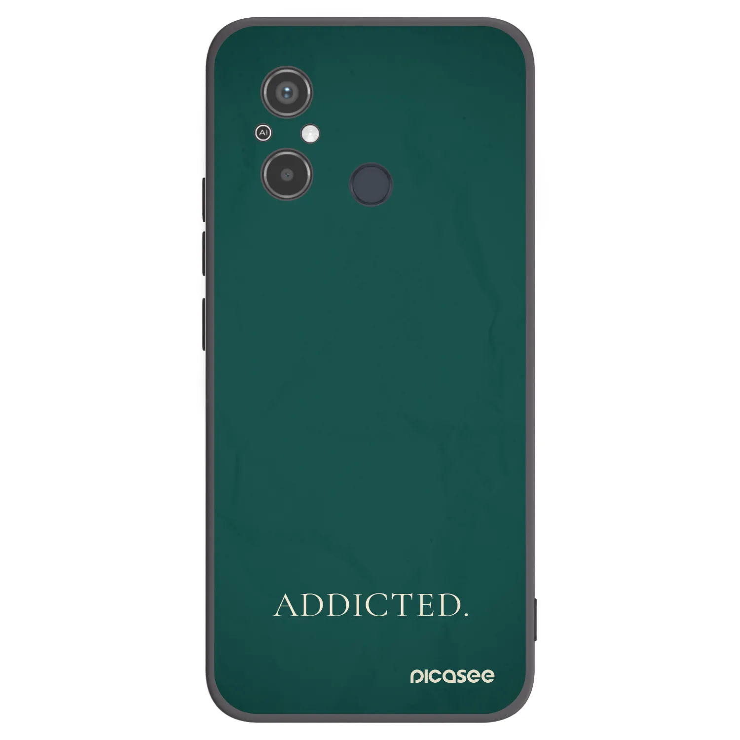 Picasee fekete szilikon tok az alábbi mobiltelefonokra Xiaomi Redmi 12C - Addicted