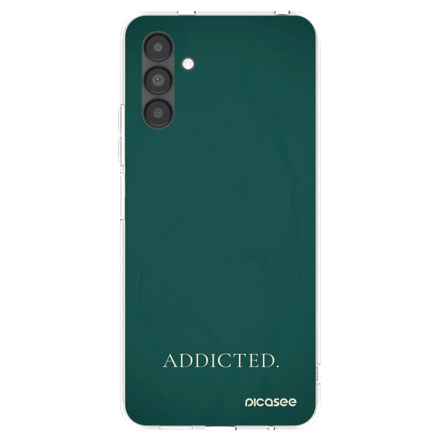 Picasee átlátszó szilikon tok az alábbi mobiltelefonokra Samsung Galaxy A04s A047F - Addicted
