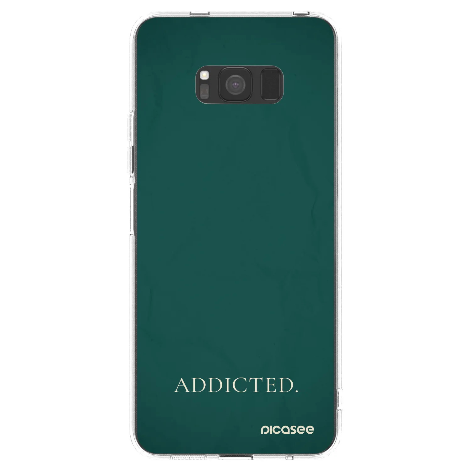 Picasee átlátszó szilikon tok az alábbi mobiltelefonokra Samsung Galaxy S8 G950F - Addicted