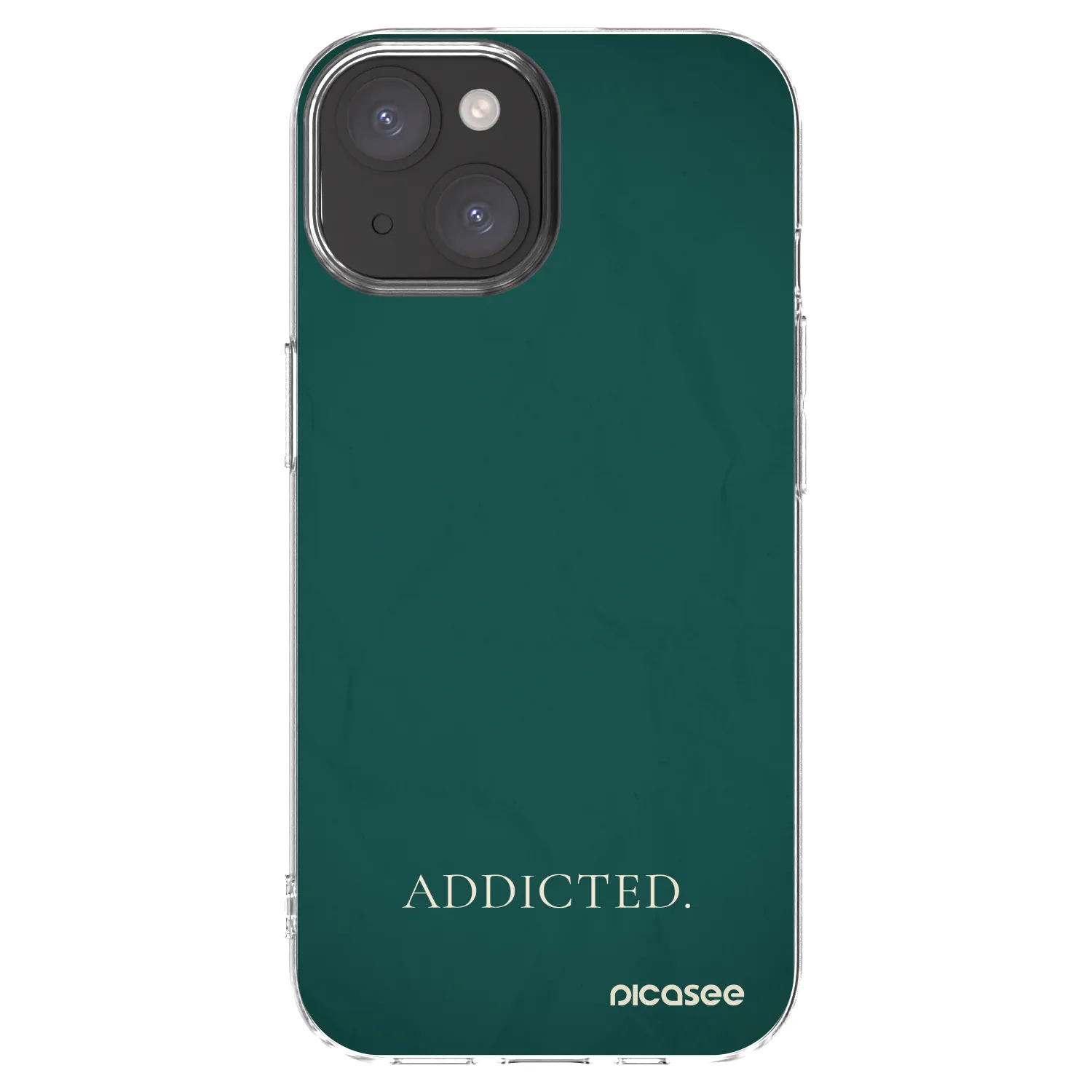 Picasee átlátszó szilikon tok az alábbi mobiltelefonokra Apple iPhone 15 - Addicted