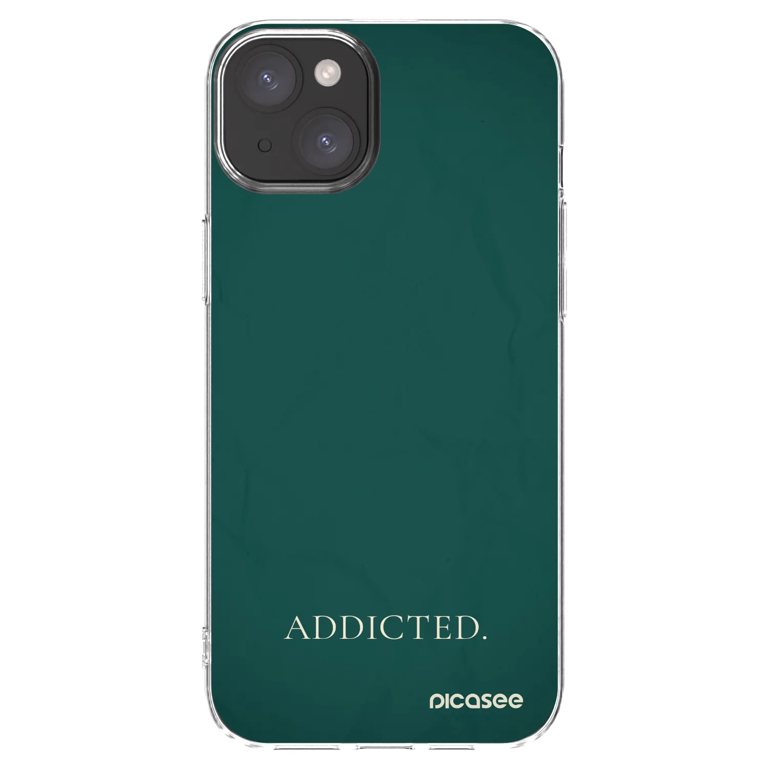 Picasee átlátszó szilikon tok az alábbi mobiltelefonokra Apple iPhone 15 Plus - Addicted