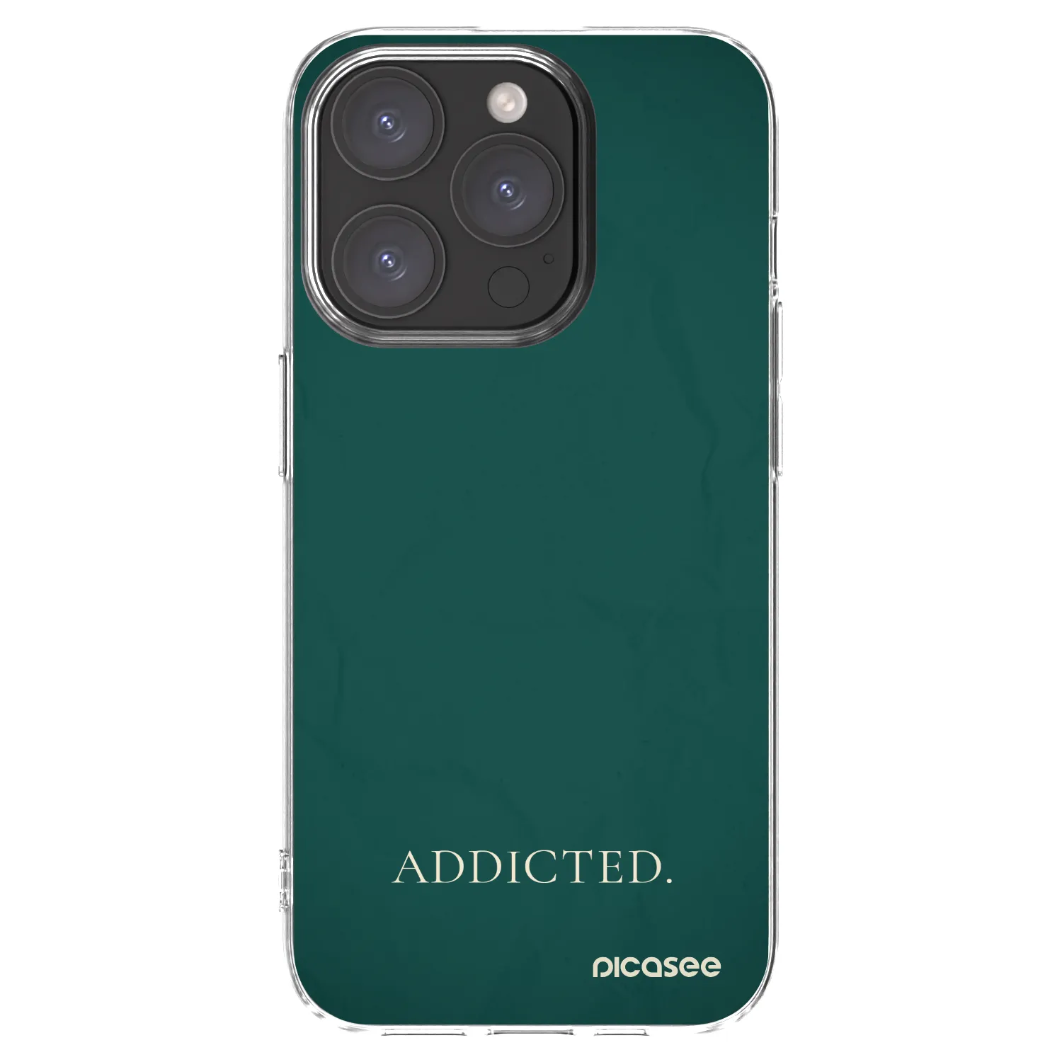 Picasee átlátszó szilikon tok az alábbi mobiltelefonokra Apple iPhone 15 Pro - Addicted
