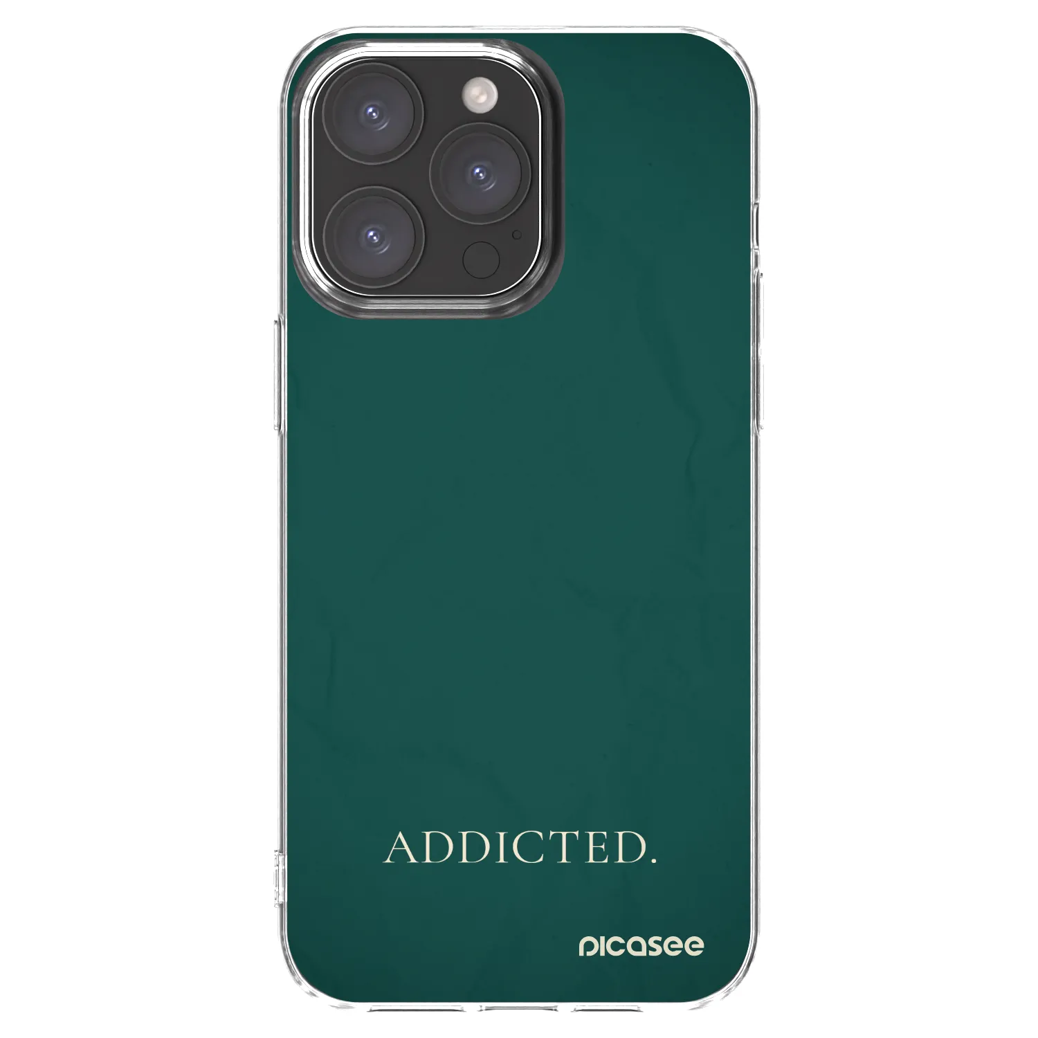 Picasee átlátszó szilikon tok az alábbi mobiltelefonokra Apple iPhone 15 Pro Max - Addicted