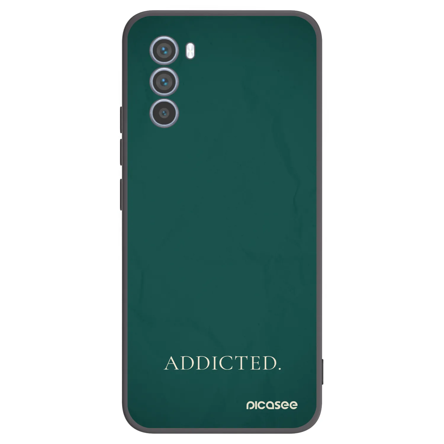 Picasee fekete szilikon tok az alábbi mobiltelefonokra Motorola Moto G62 - Addicted