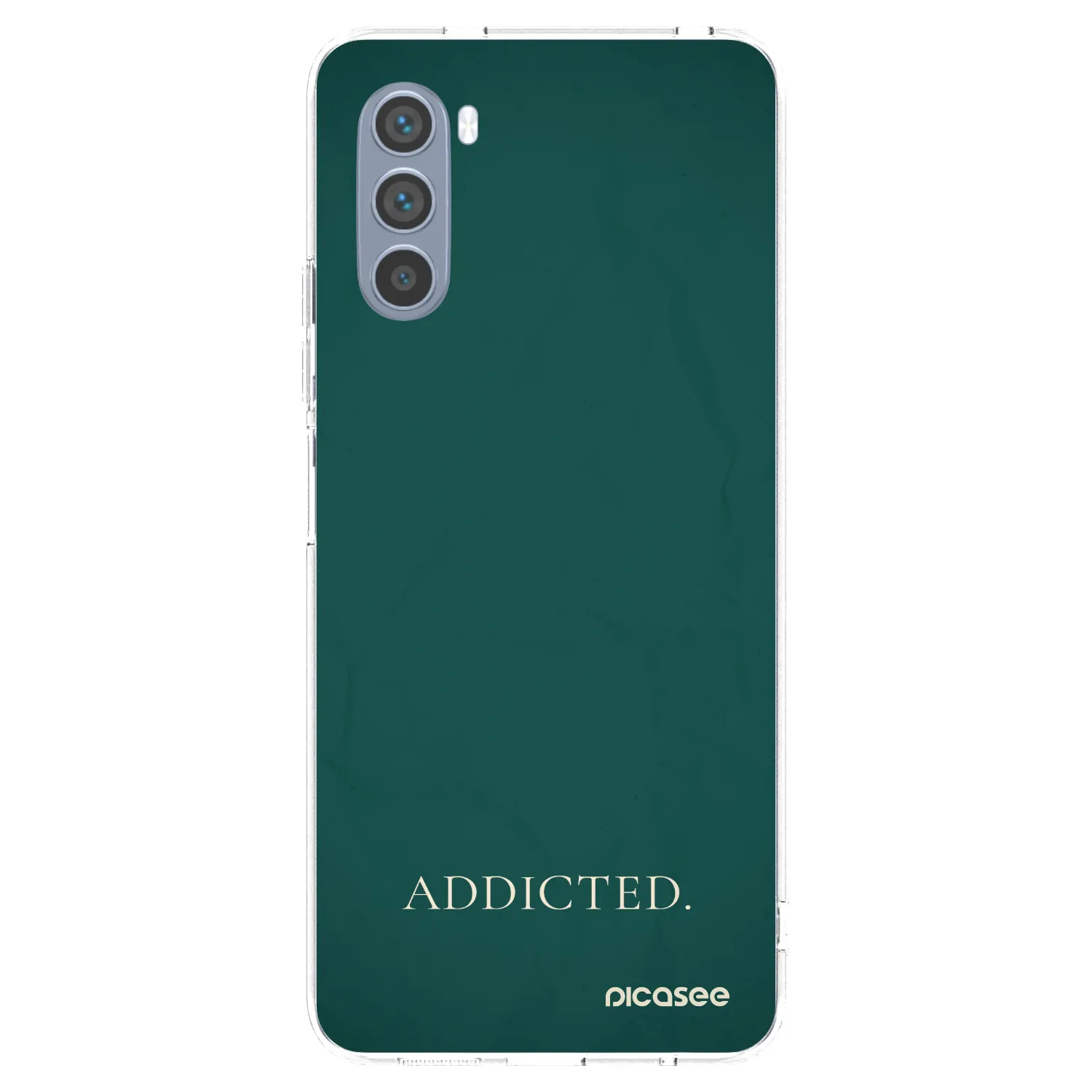 Picasee átlátszó szilikon tok az alábbi mobiltelefonokra Motorola Moto G62 - Addicted