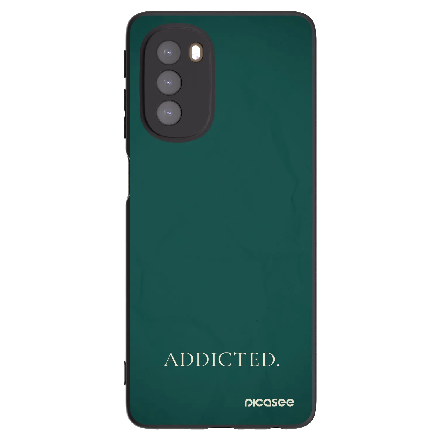 Picasee fekete szilikon tok az alábbi mobiltelefonokra Motorola Moto G51 - Addicted