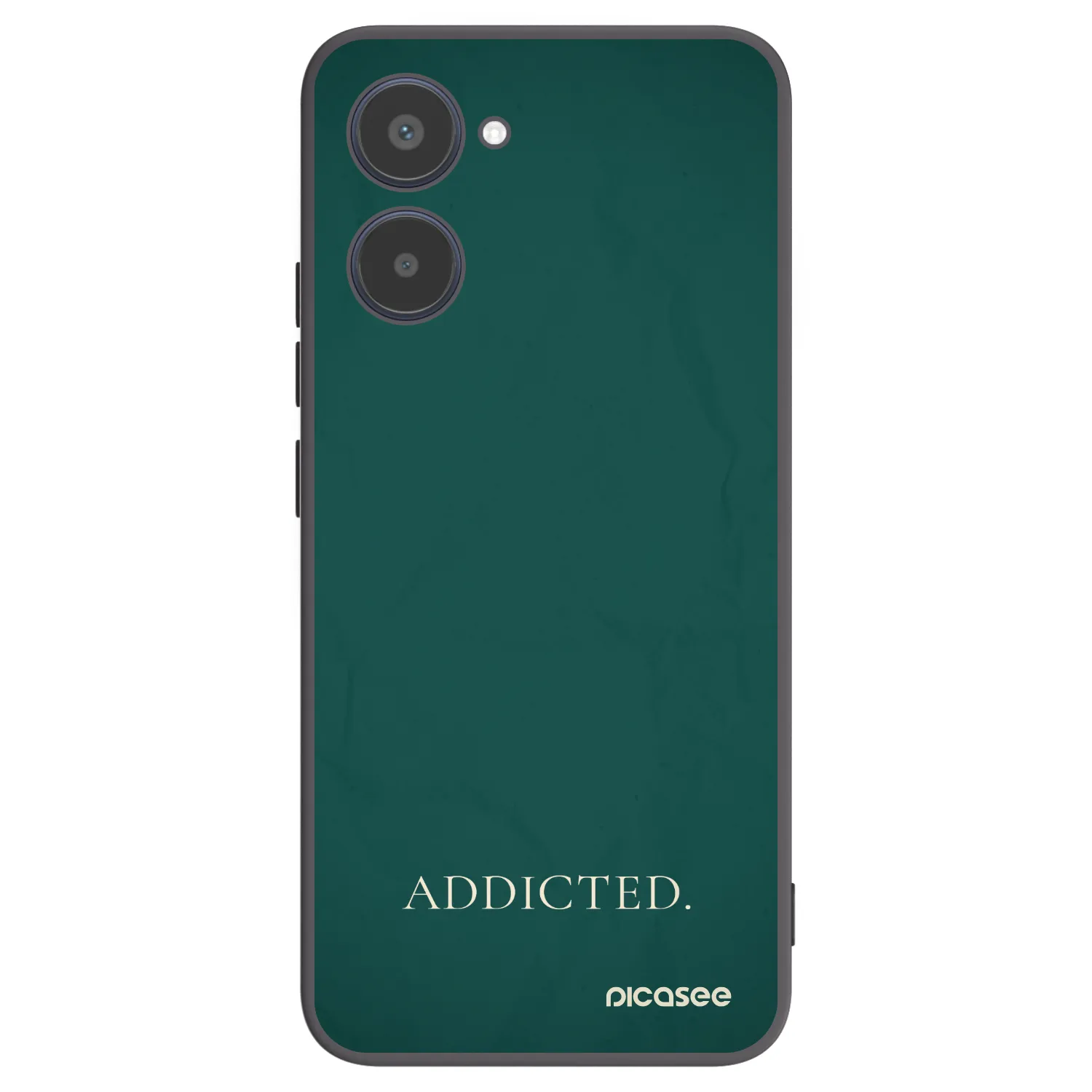 Picasee fekete szilikon tok az alábbi mobiltelefonokra Realme 10 4G - Addicted
