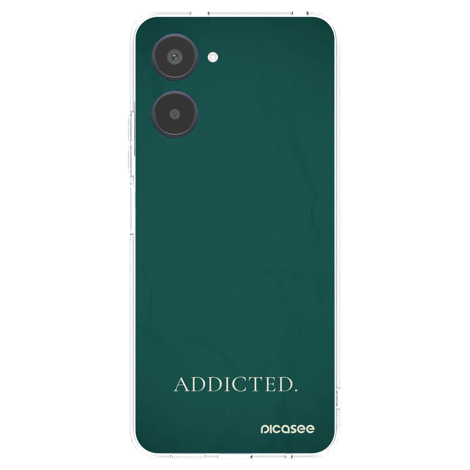 Picasee átlátszó szilikon tok az alábbi mobiltelefonokra Realme 10 4G - Addicted
