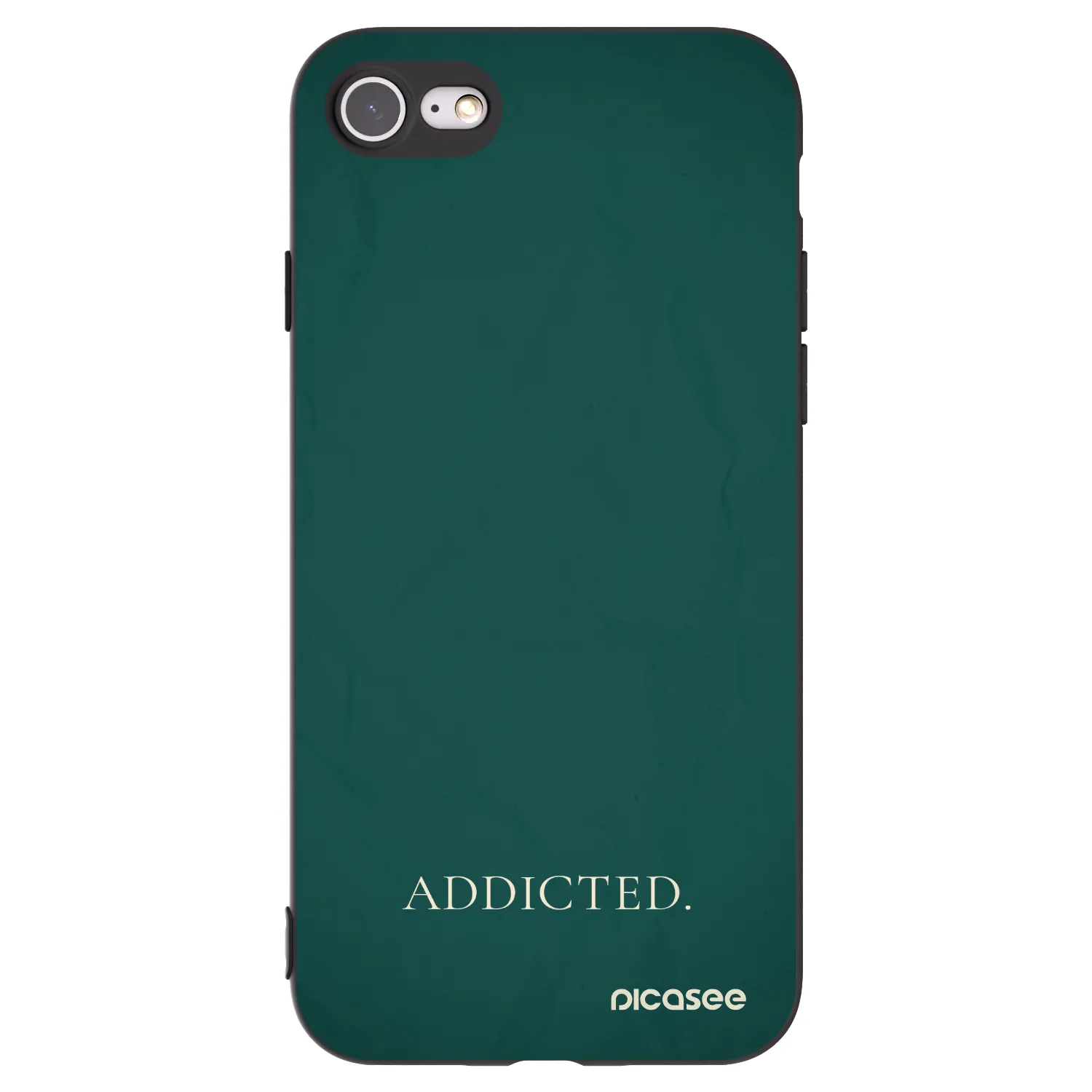Picasee fekete szilikon tok az alábbi mobiltelefonokra Apple iPhone 7 - Addicted