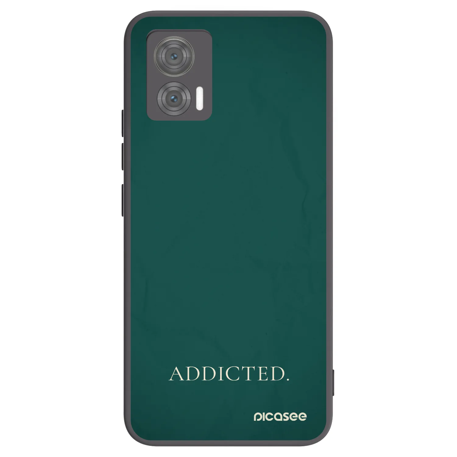 Picasee fekete szilikon tok az alábbi mobiltelefonokra Motorola Edge 30 Neo - Addicted