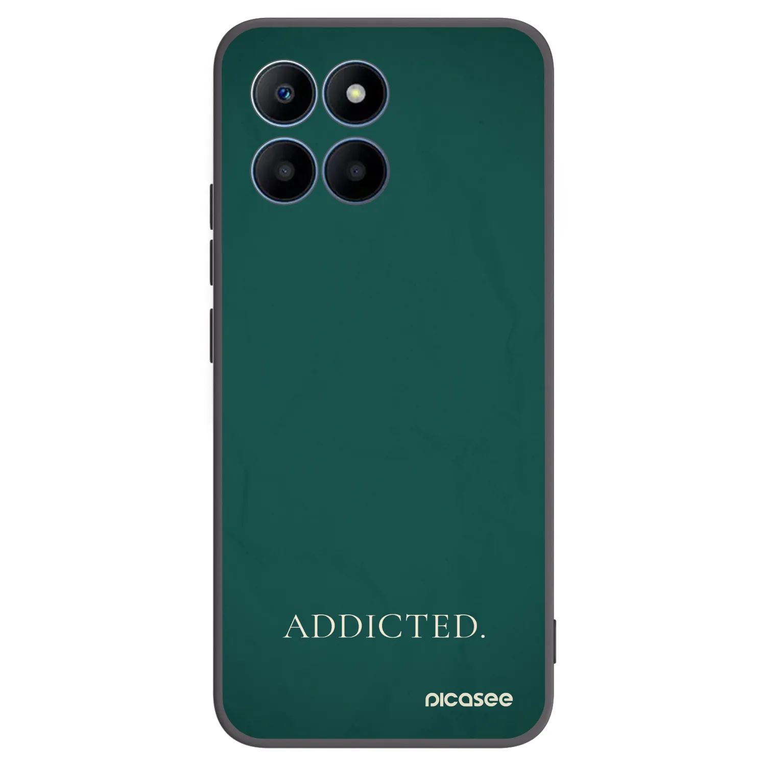 Picasee fekete szilikon tok az alábbi mobiltelefonokra Honor 70 Lite - Addicted