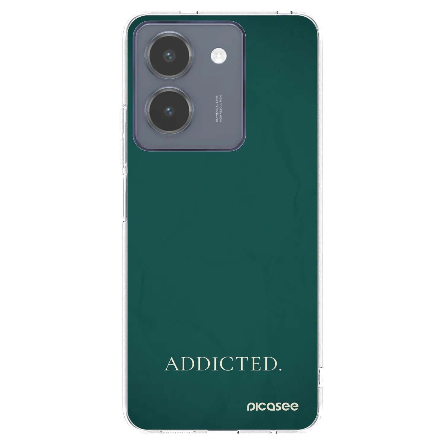 Picasee átlátszó szilikon tok az alábbi mobiltelefonokra Vivo Y36 4G - Addicted