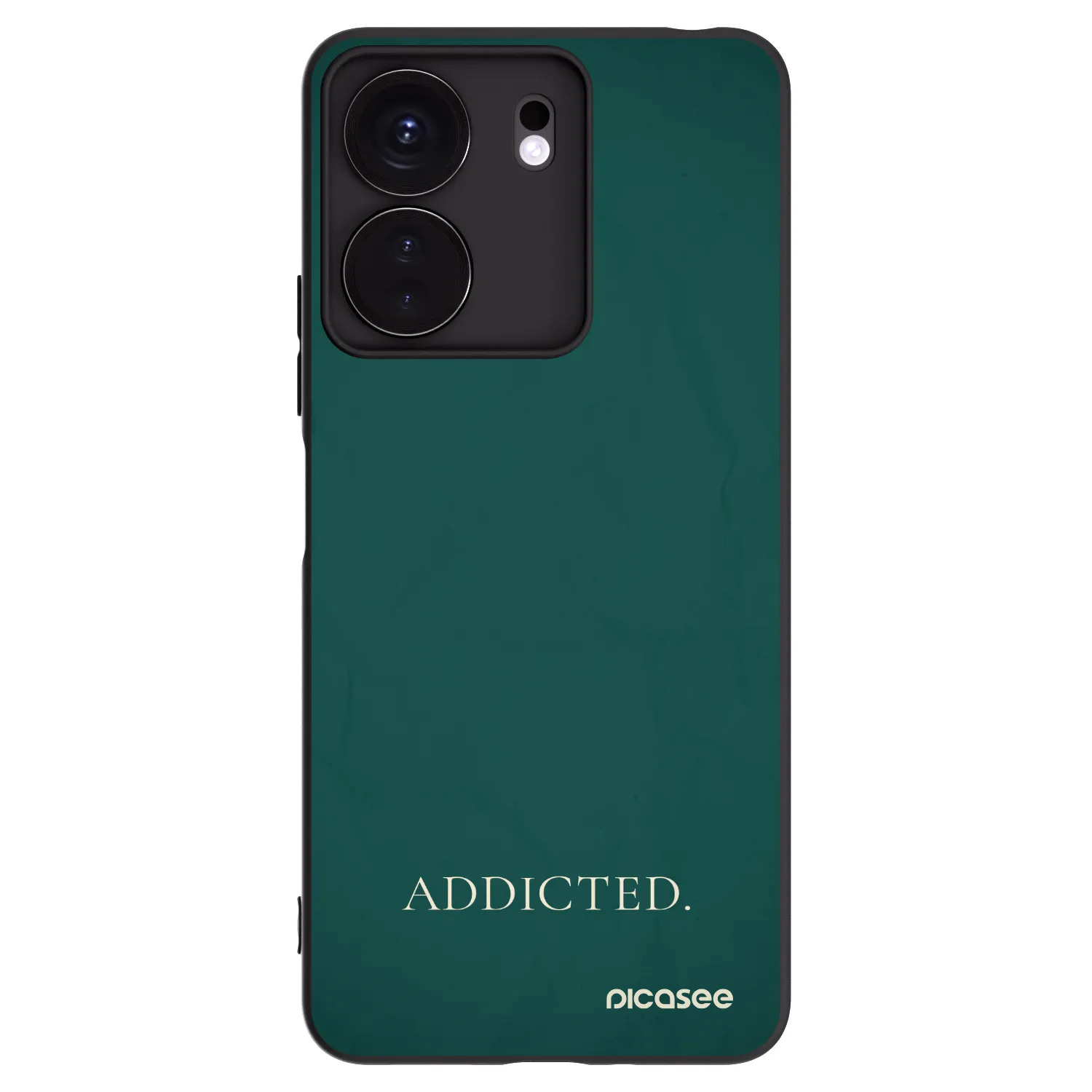 Picasee fekete szilikon tok az alábbi mobiltelefonokra Xiaomi Redmi 13C 4G - Addicted