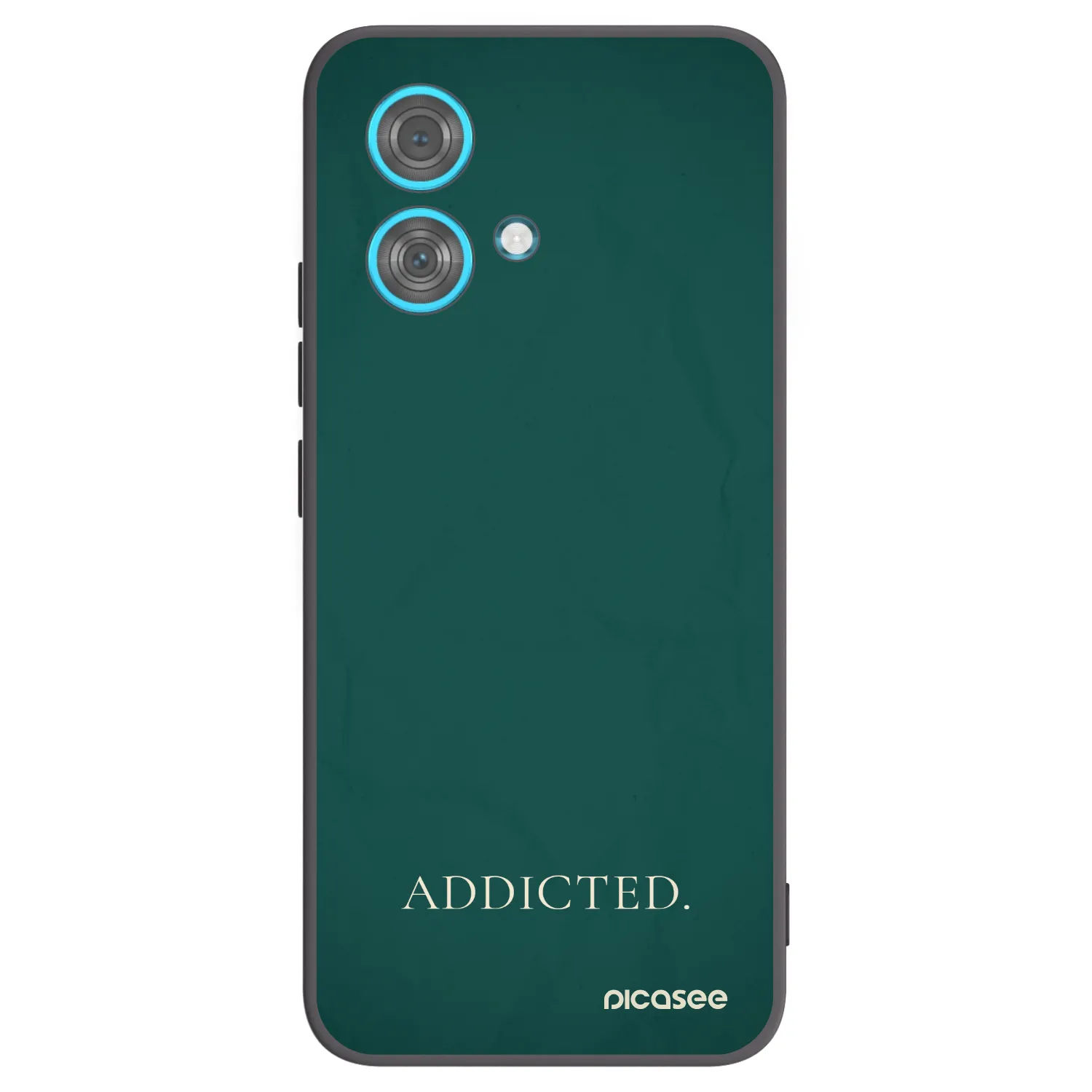 Picasee fekete szilikon tok az alábbi mobiltelefonokra Motorola Edge 40 Neo - Addicted