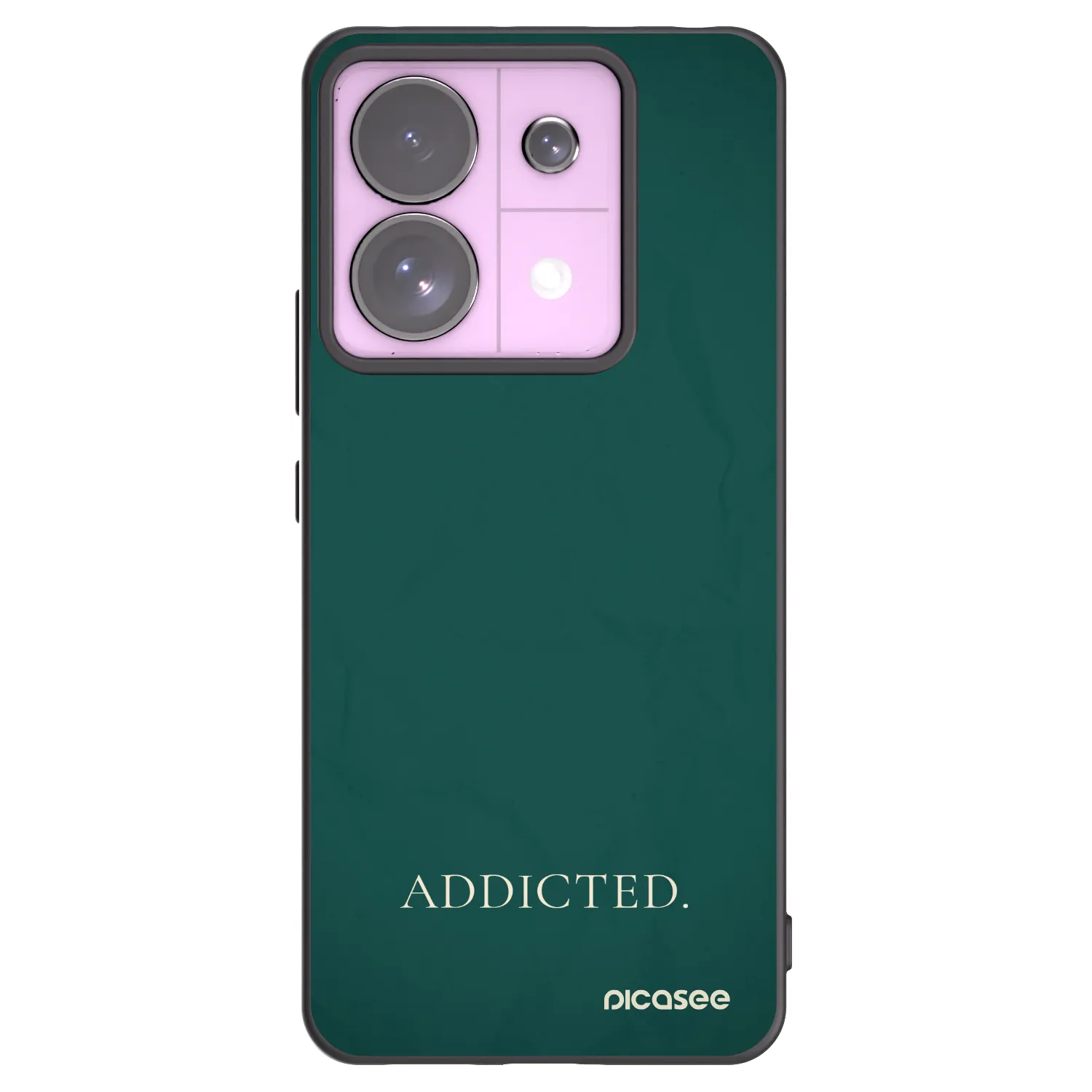 Picasee fekete szilikon tok az alábbi mobiltelefonokra Xiaomi Redmi Note 13 Pro 5G - Addicted