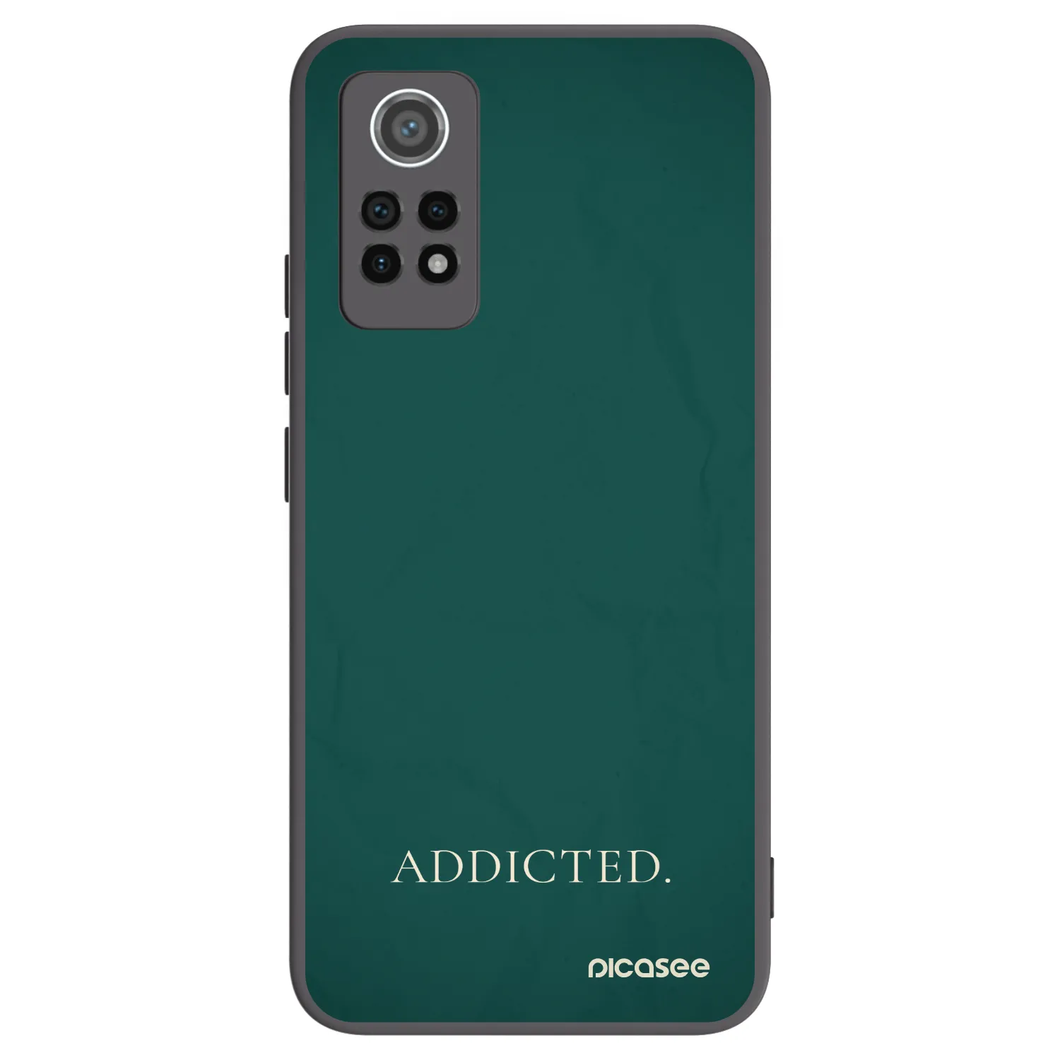 Picasee fekete szilikon tok az alábbi mobiltelefonokra Xiaomi Redmi Note 12 Pro 4G - Addicted