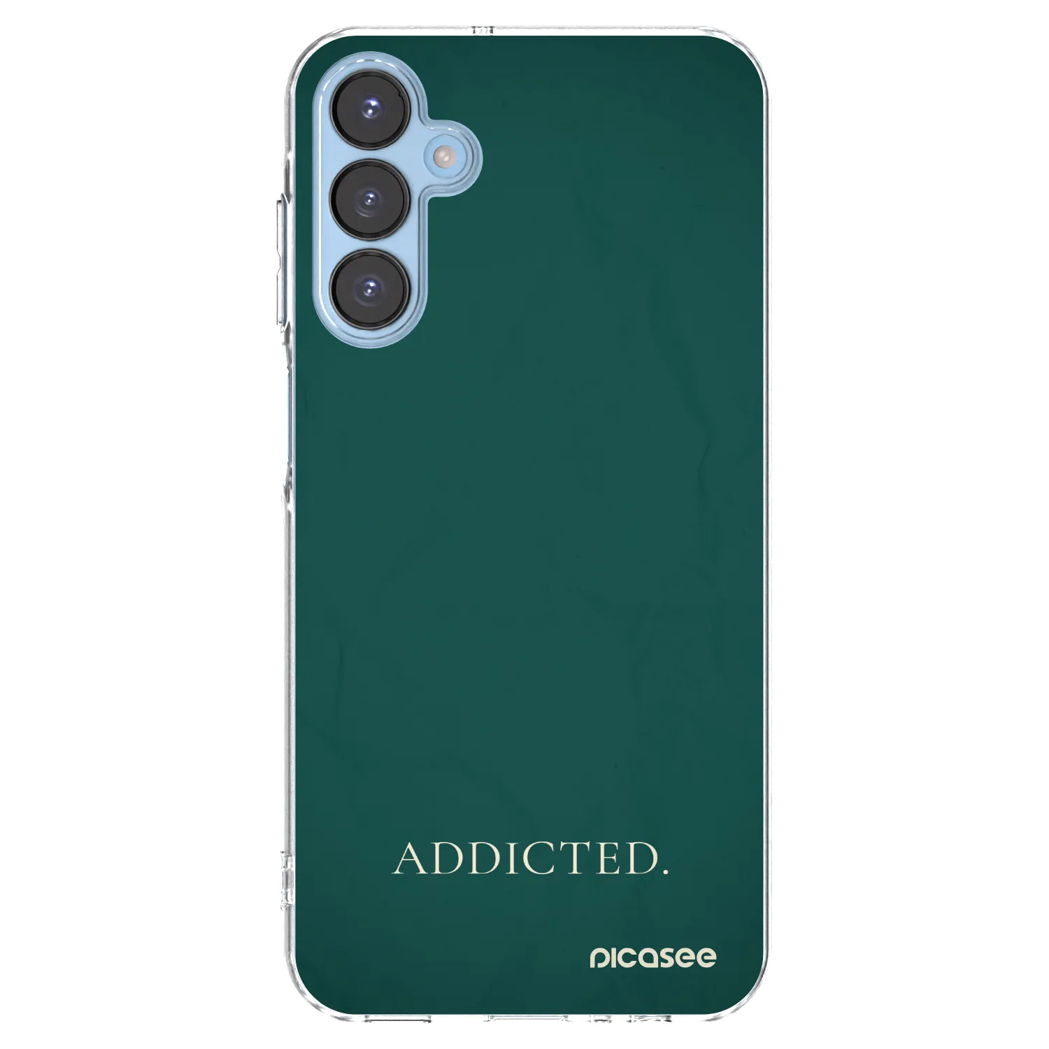 Picasee átlátszó szilikon tok az alábbi mobiltelefonokra Samsung Galaxy A15 A156B 5G - Addicted