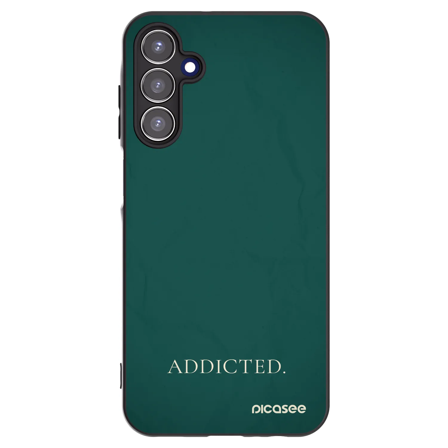 Picasee fekete szilikon tok az alábbi mobiltelefonokra Samsung Galaxy A15 A155F 4G - Addicted