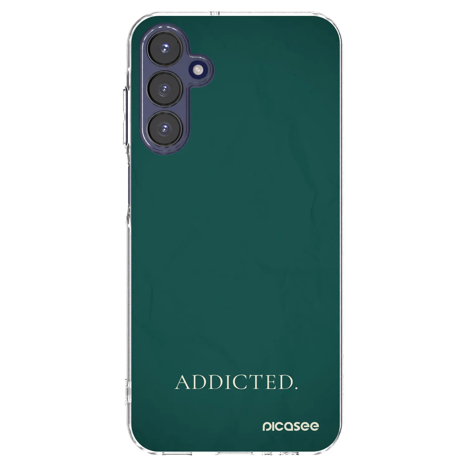 Picasee átlátszó szilikon tok az alábbi mobiltelefonokra Samsung Galaxy A15 A155F 4G - Addicted