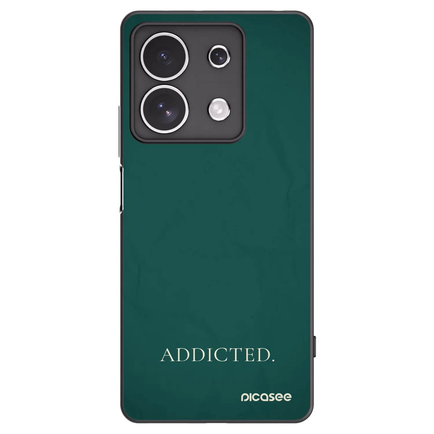 Picasee fekete szilikon tok az alábbi mobiltelefonokra Xiaomi Redmi Note 13 4G - Addicted
