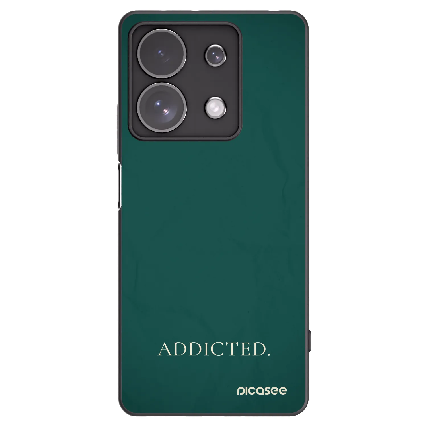 Picasee fekete szilikon tok az alábbi mobiltelefonokra Xiaomi Redmi Note 13 Pro 4G - Addicted