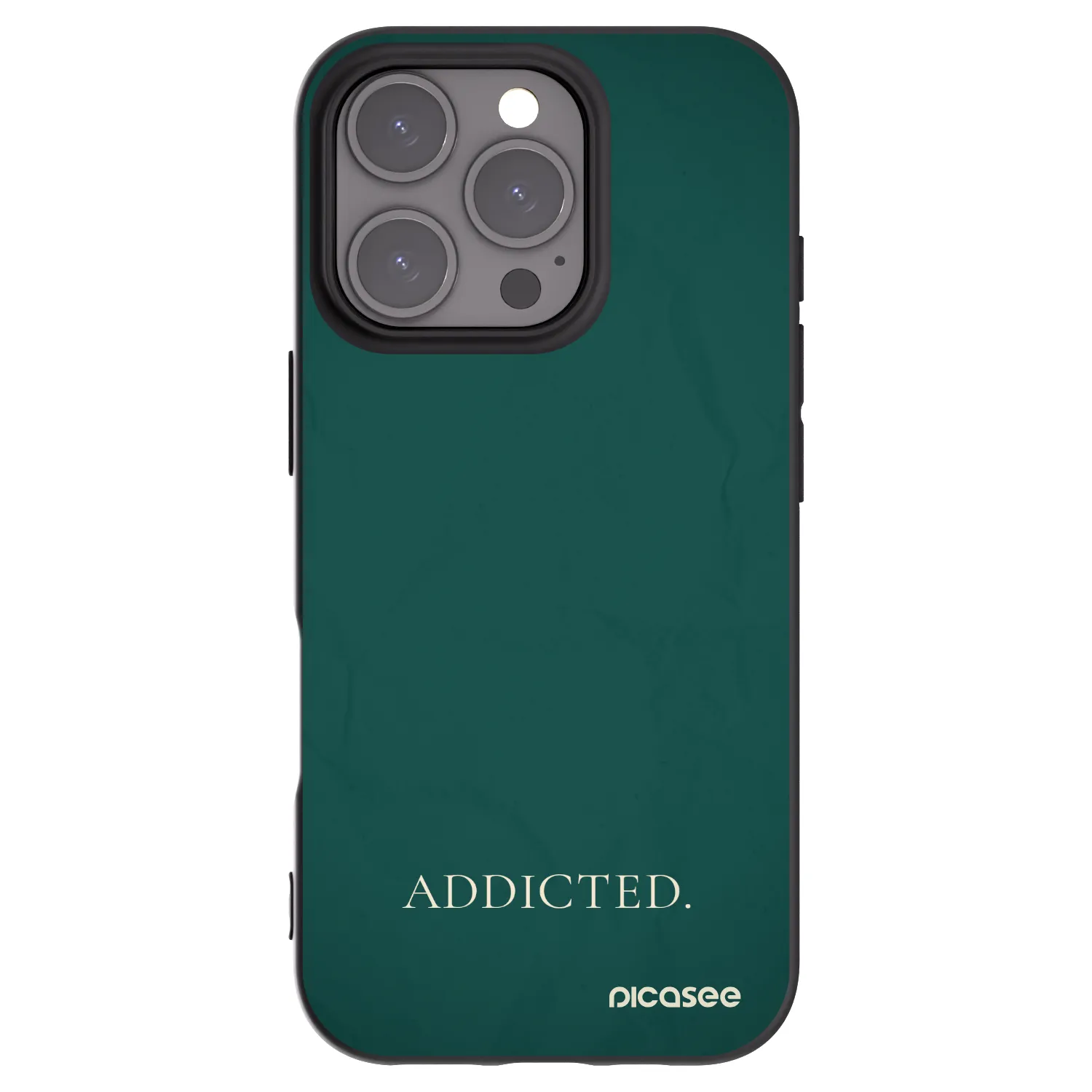 Picasee fekete szilikon tok az alábbi mobiltelefonokra Apple iPhone 16 Pro - Addicted