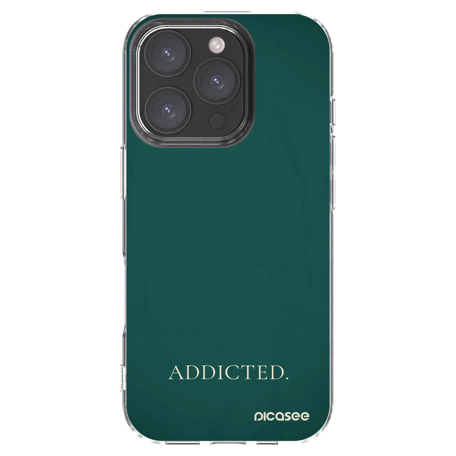 Picasee átlátszó szilikon tok az alábbi mobiltelefonokra Apple iPhone 16 Pro - Addicted