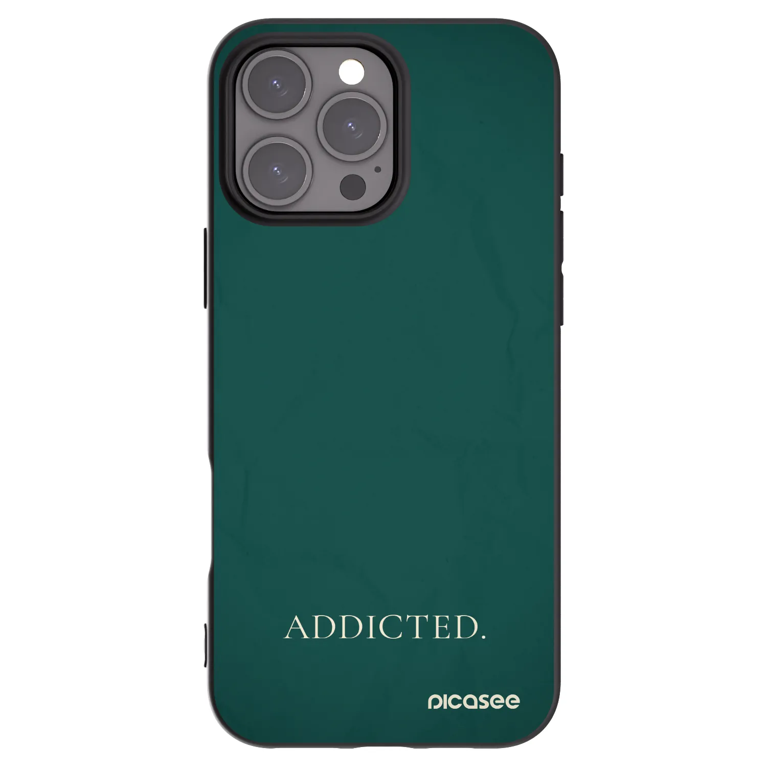 Picasee fekete szilikon tok az alábbi mobiltelefonokra Apple iPhone 16 Pro Max - Addicted