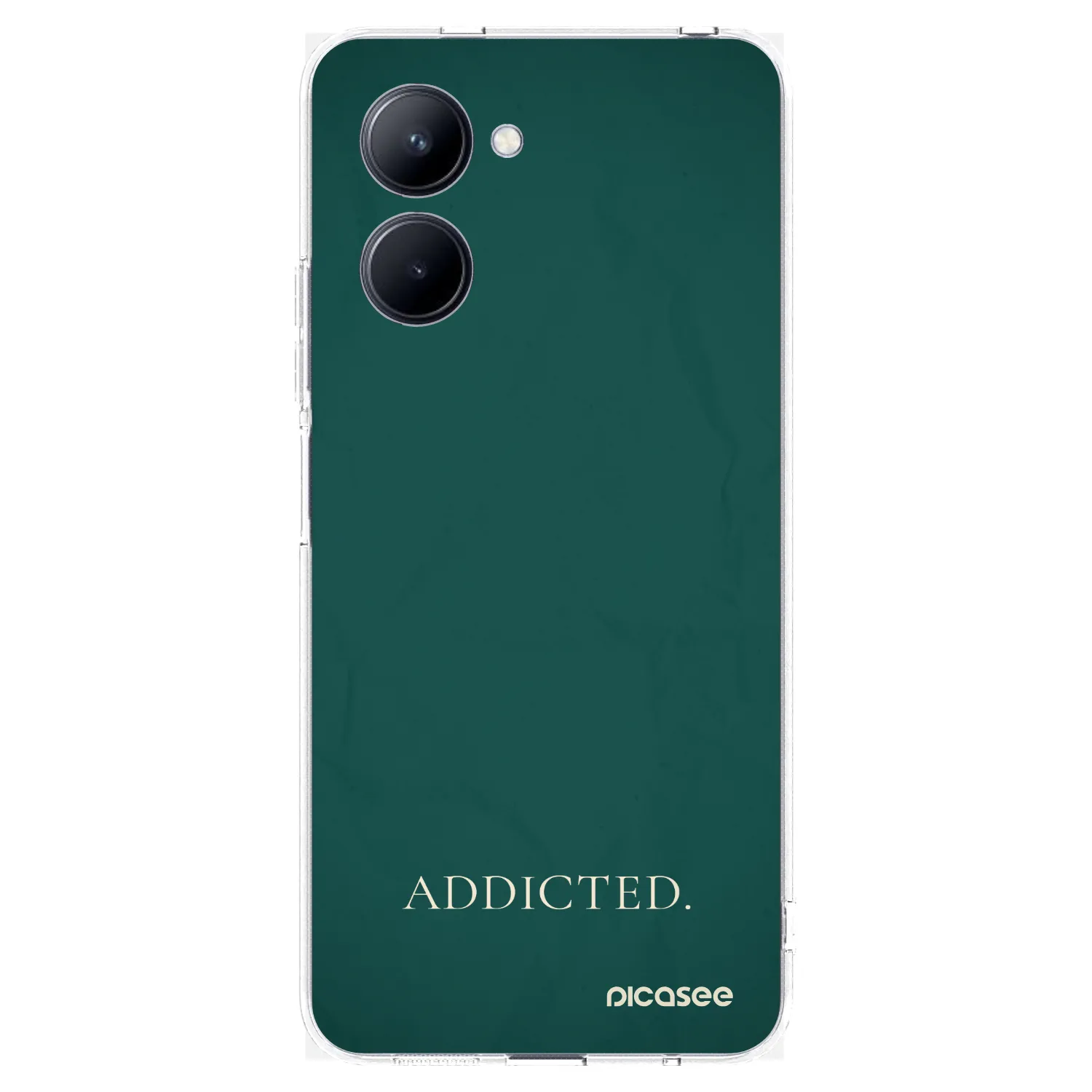 Picasee átlátszó szilikon tok az alábbi mobiltelefonokra Realme C33 (2023) - Addicted
