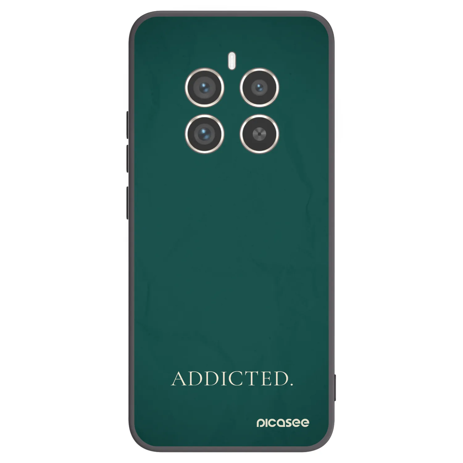 Picasee fekete szilikon tok az alábbi mobiltelefonokra Realme 12 Pro 5G - Addicted