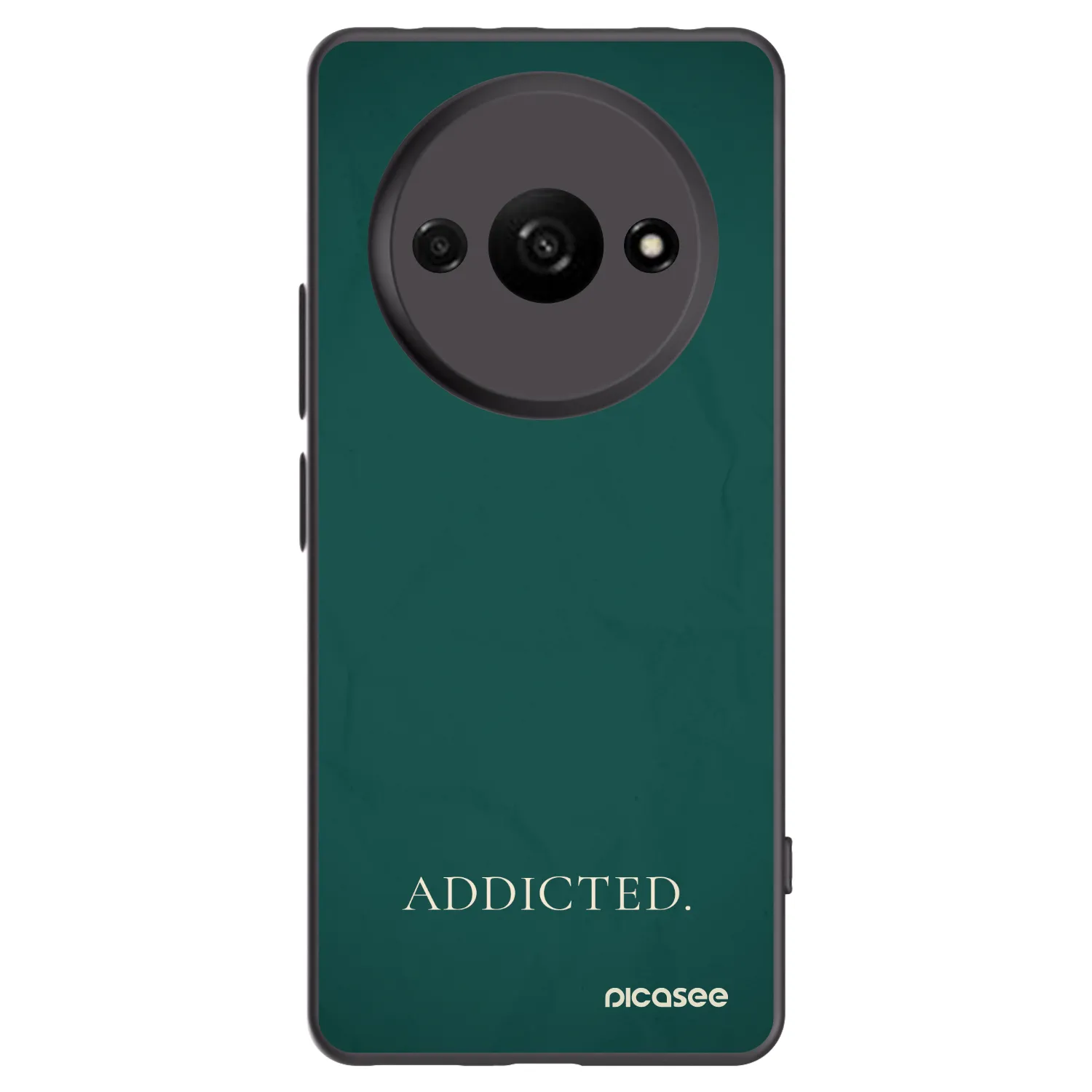 Picasee fekete szilikon tok az alábbi mobiltelefonokra Xiaomi Redmi A3 - Addicted