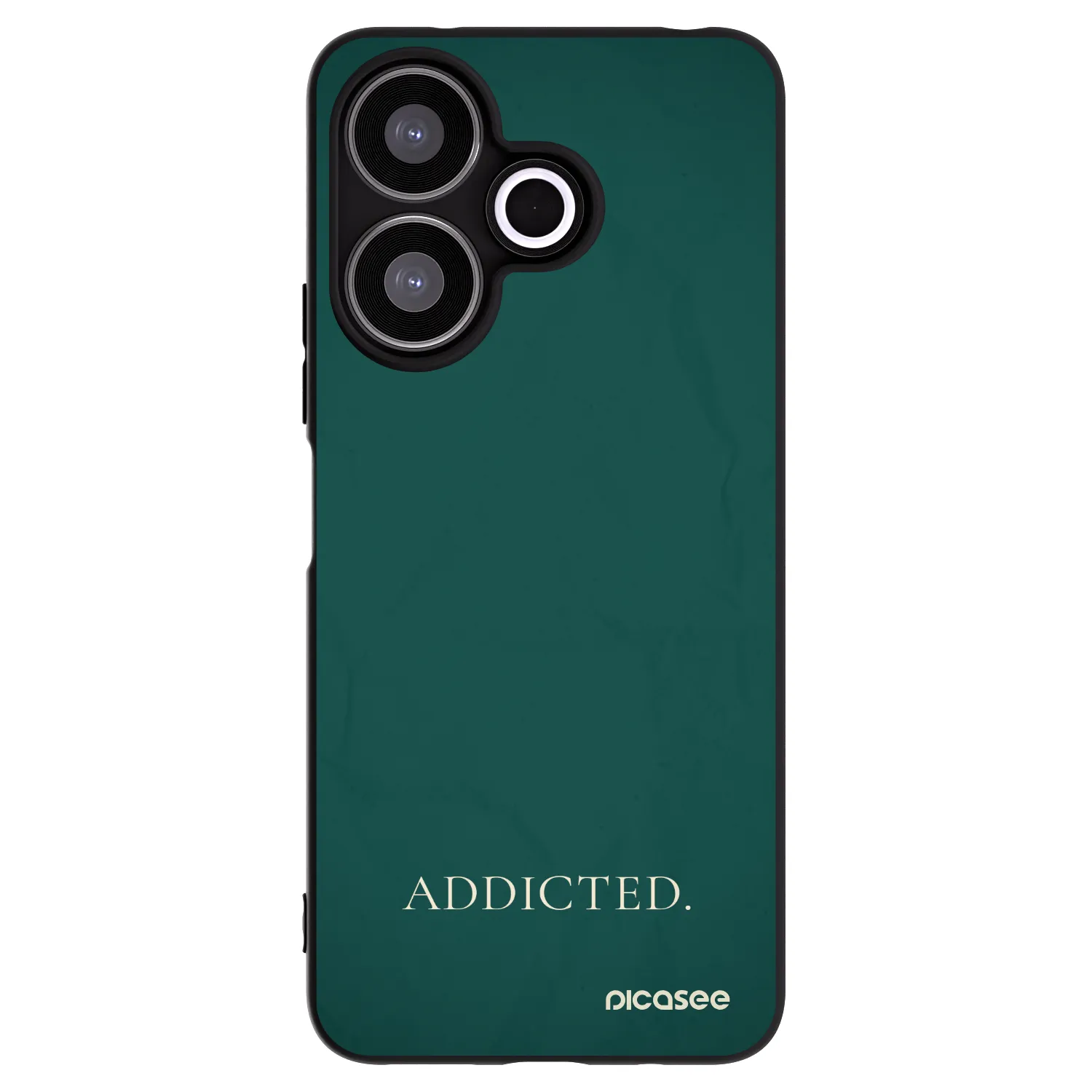 Picasee fekete szilikon tok az alábbi mobiltelefonokra Xiaomi Redmi 13 4G - Addicted