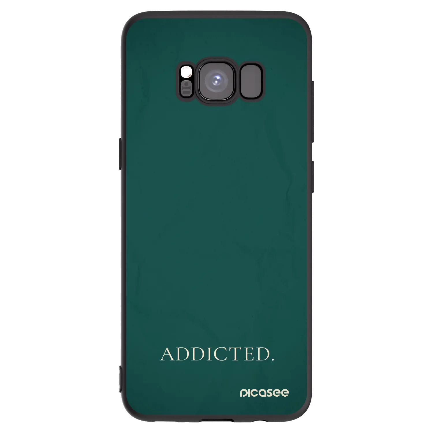 Picasee fekete szilikon tok az alábbi mobiltelefonokra Samsung Galaxy S8 G950F - Addicted