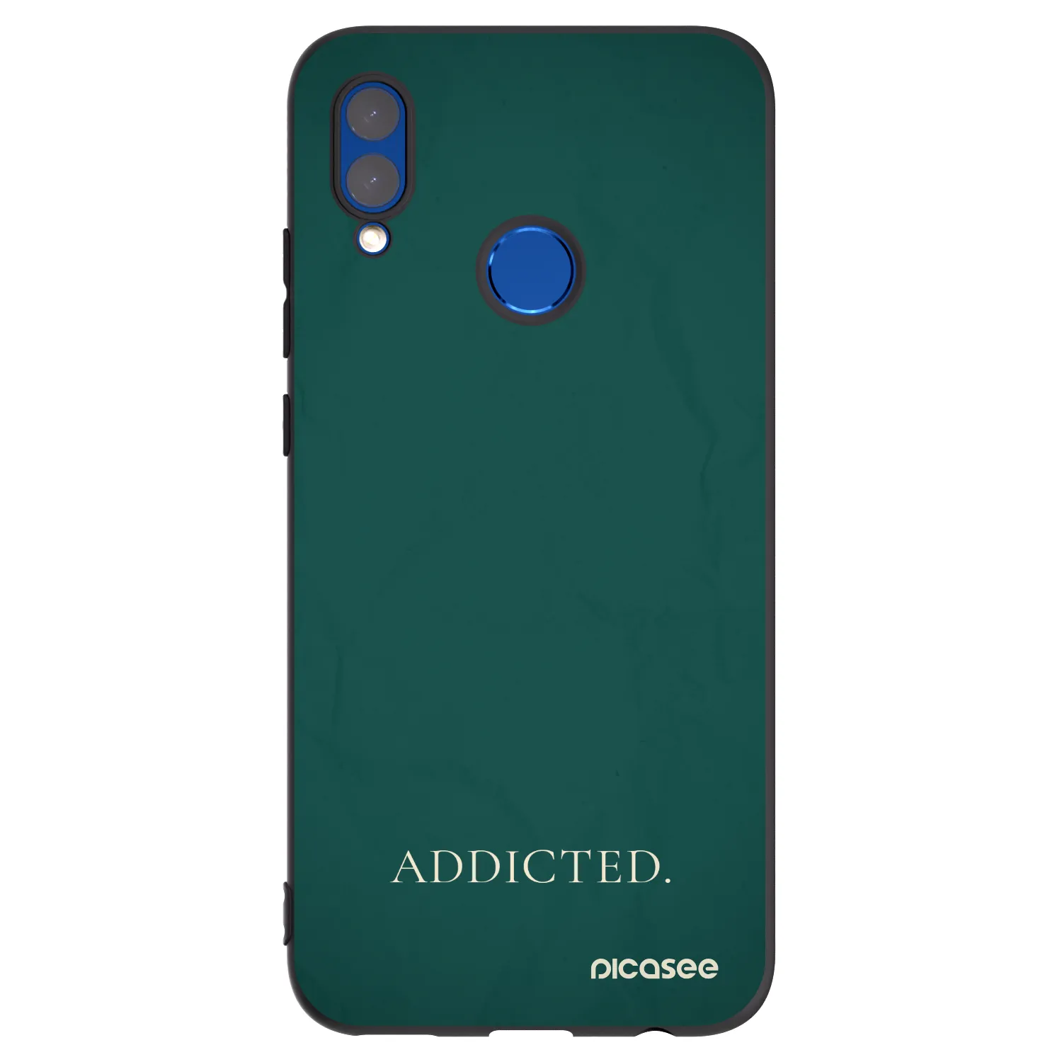Picasee fekete szilikon tok az alábbi mobiltelefonokra Honor 10 Lite - Addicted