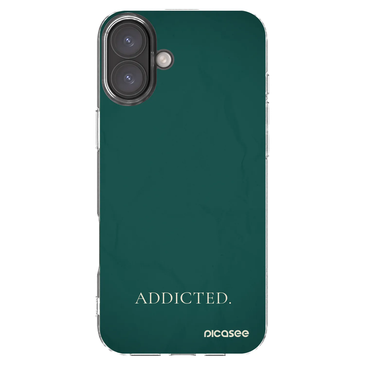 Picasee átlátszó szilikon tok az alábbi mobiltelefonokra Apple iPhone 16 Plus - Addicted