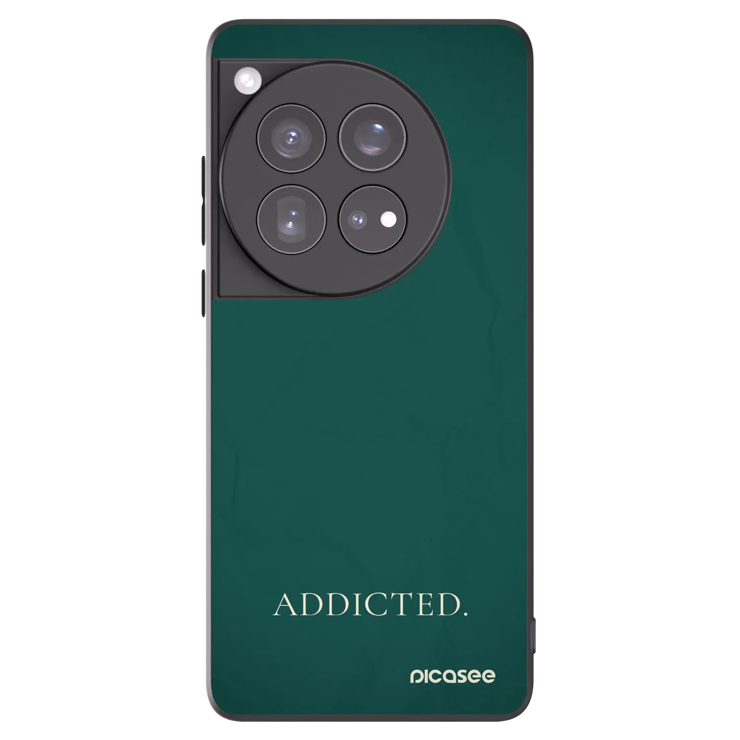 Picasee fekete szilikon tok az alábbi mobiltelefonokra OnePlus 12 5G - Addicted