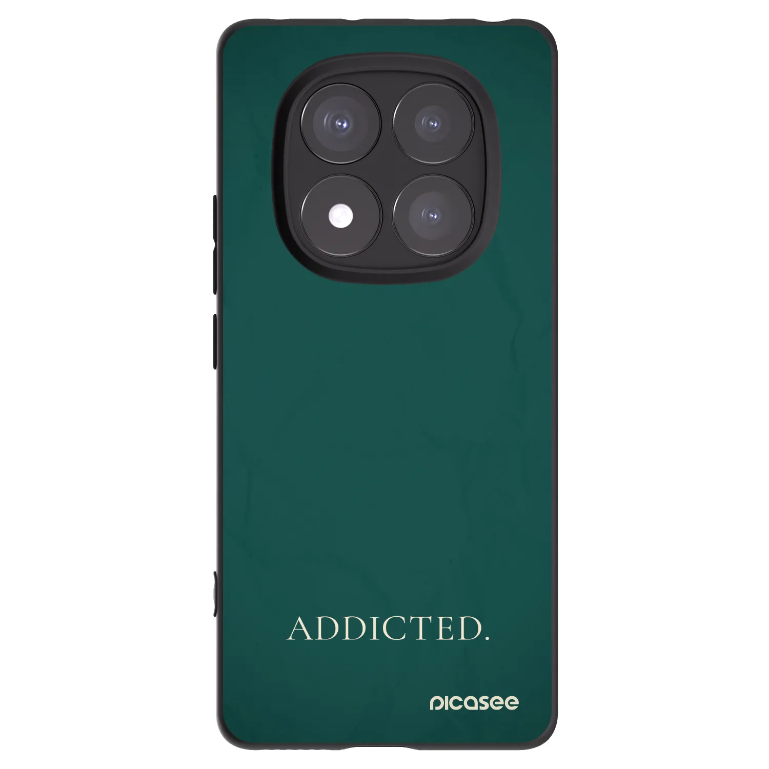 Picasee fekete szilikon tok az alábbi mobiltelefonokra Xiaomi Redmi Note 14 Pro+ 5G - Addicted