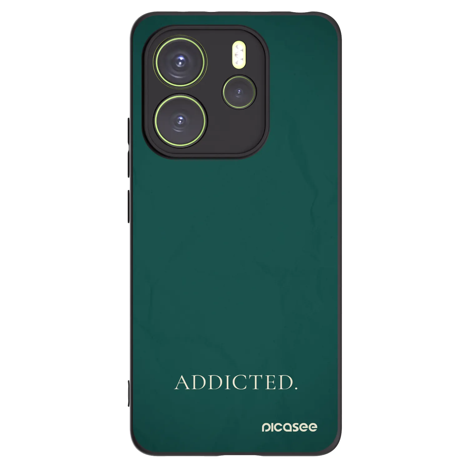 Picasee fekete szilikon tok az alábbi mobiltelefonokra Xiaomi Redmi Note 14 4G - Addicted